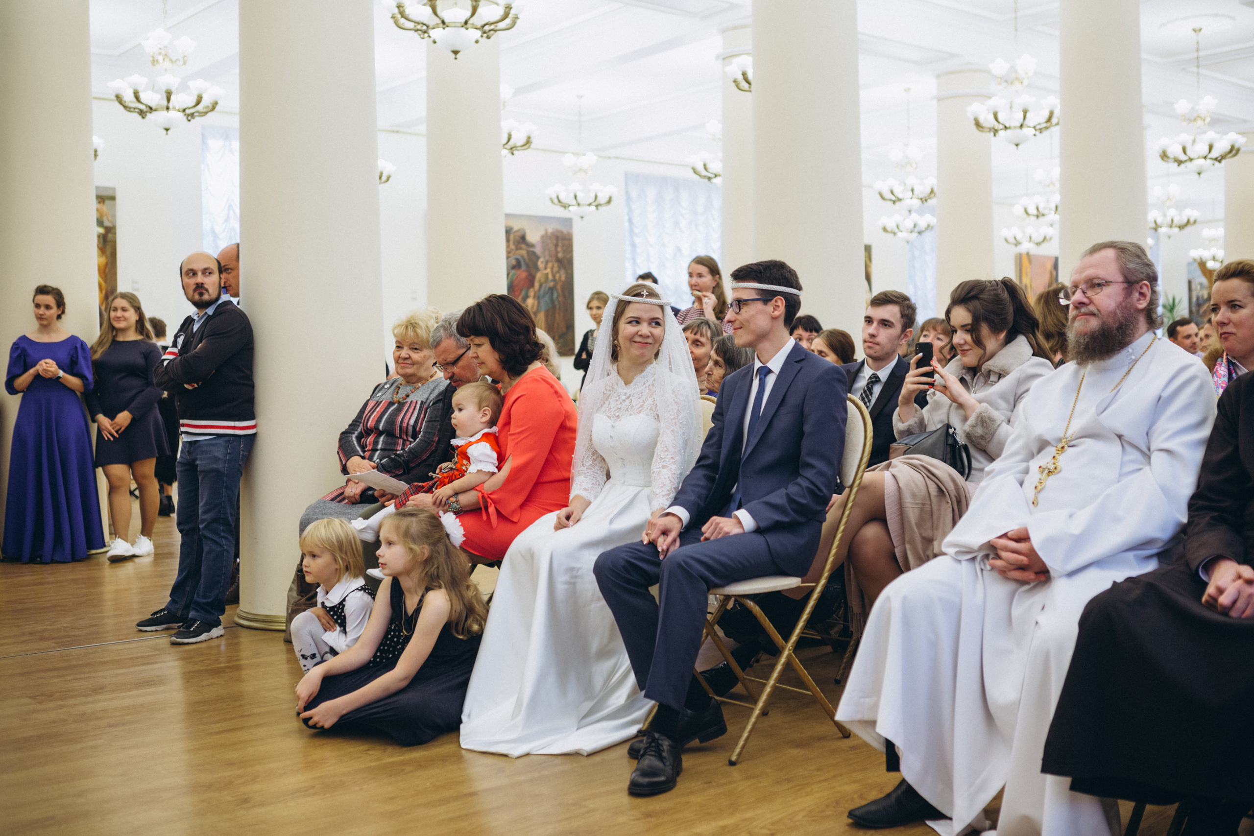 Венчание Дмитрия и Анны. Князь-Владимирский собор. Свадебный и семейный фотограф в Санкт-Петербурге Яцына Юрий. Видеоопер