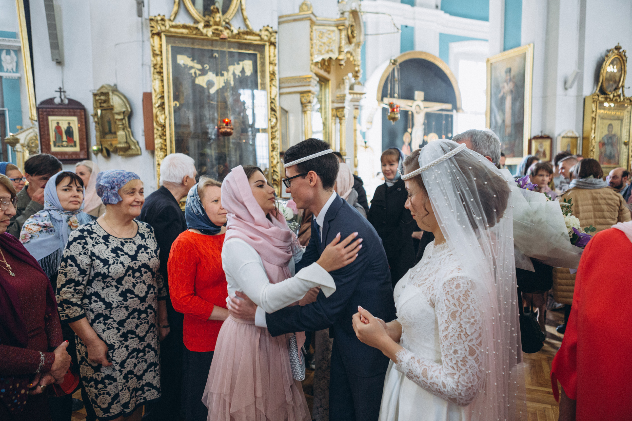 Венчание Дмитрия и Анны. Князь-Владимирский собор. Свадебный и семейный фотограф в Санкт-Петербурге Яцына Юрий. Видеоопер