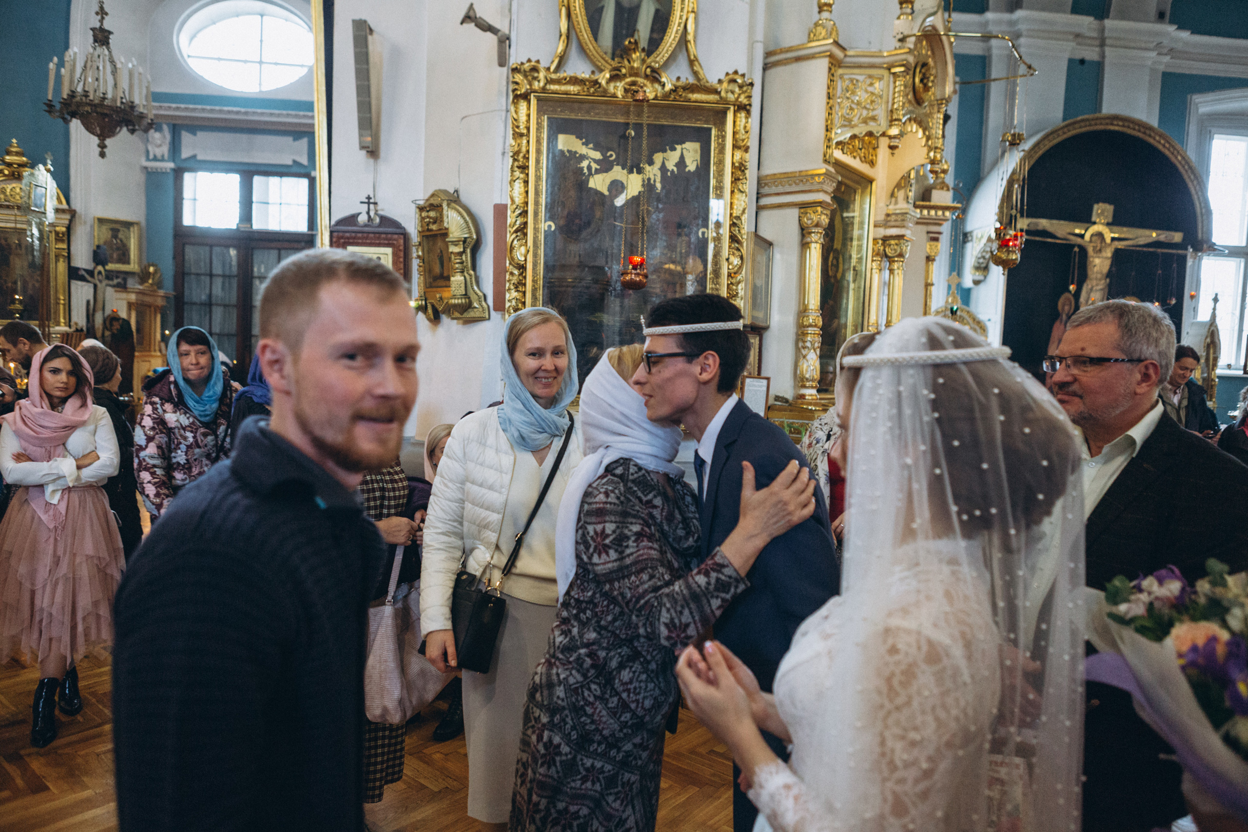 Венчание Дмитрия и Анны. Князь-Владимирский собор. Свадебный и семейный фотограф в Санкт-Петербурге Яцына Юрий. Видеоопер