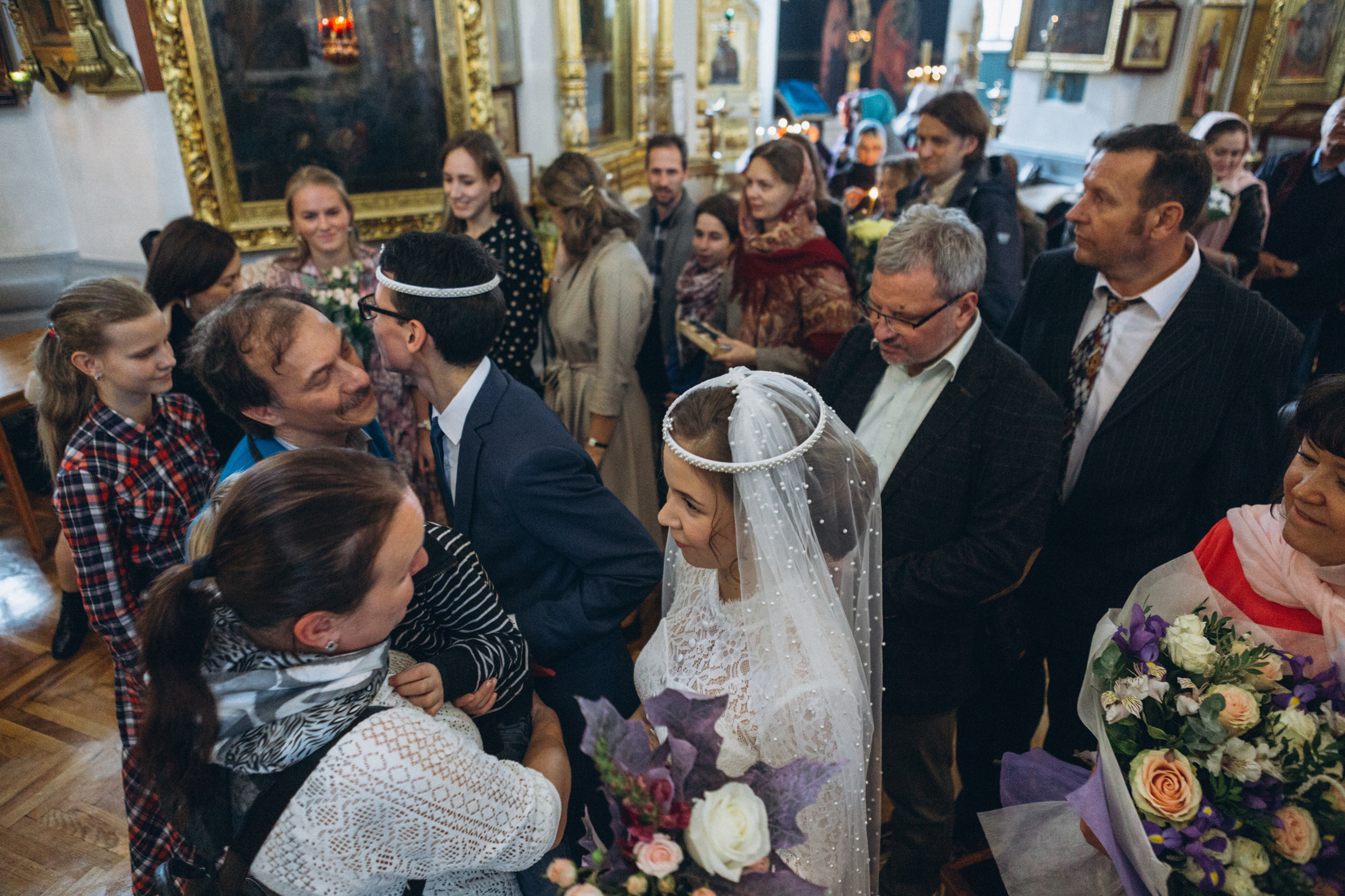 Венчание Дмитрия и Анны. Князь-Владимирский собор. Свадебный и семейный фотограф в Санкт-Петербурге Яцына Юрий. Видеоопер