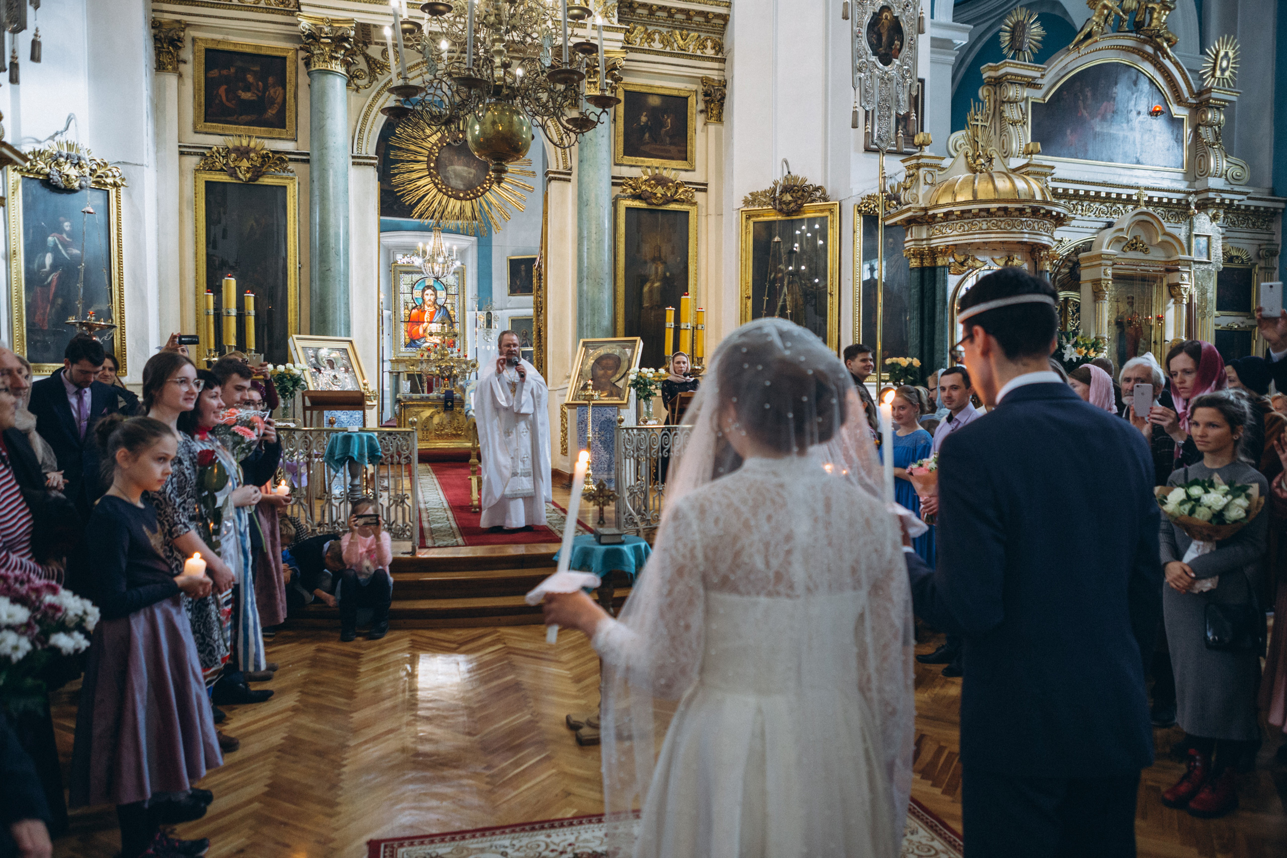 Венчание Дмитрия и Анны. Князь-Владимирский собор. Свадебный и семейный фотограф в Санкт-Петербурге Яцына Юрий. Видеоопер