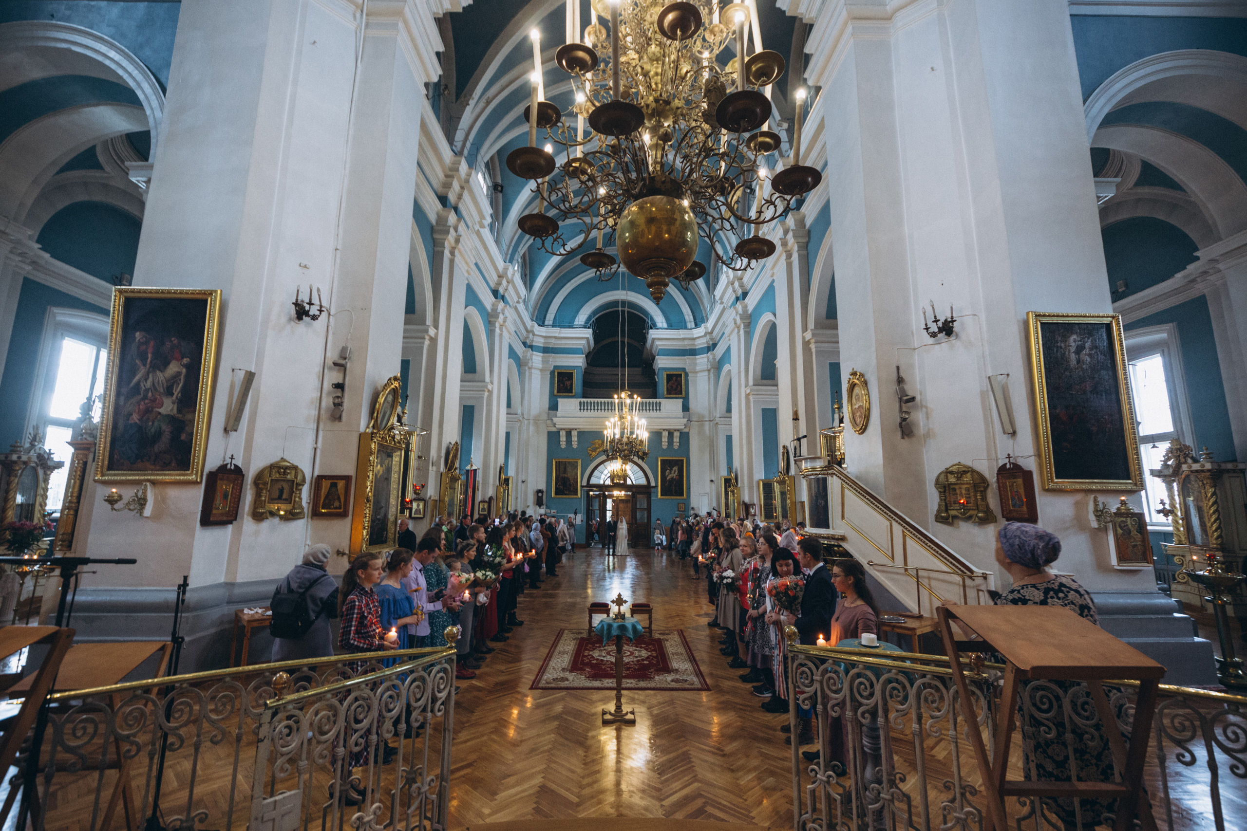 Венчание Дмитрия и Анны. Князь-Владимирский собор. Свадебный и семейный фотограф в Санкт-Петербурге Яцына Юрий. Видеоопер