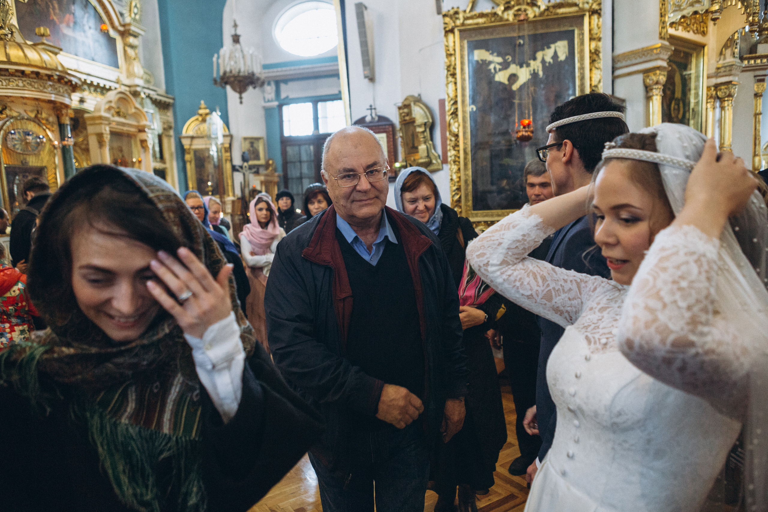 Венчание Дмитрия и Анны. Князь-Владимирский собор. Свадебный и семейный фотограф в Санкт-Петербурге Яцына Юрий. Видеоопер