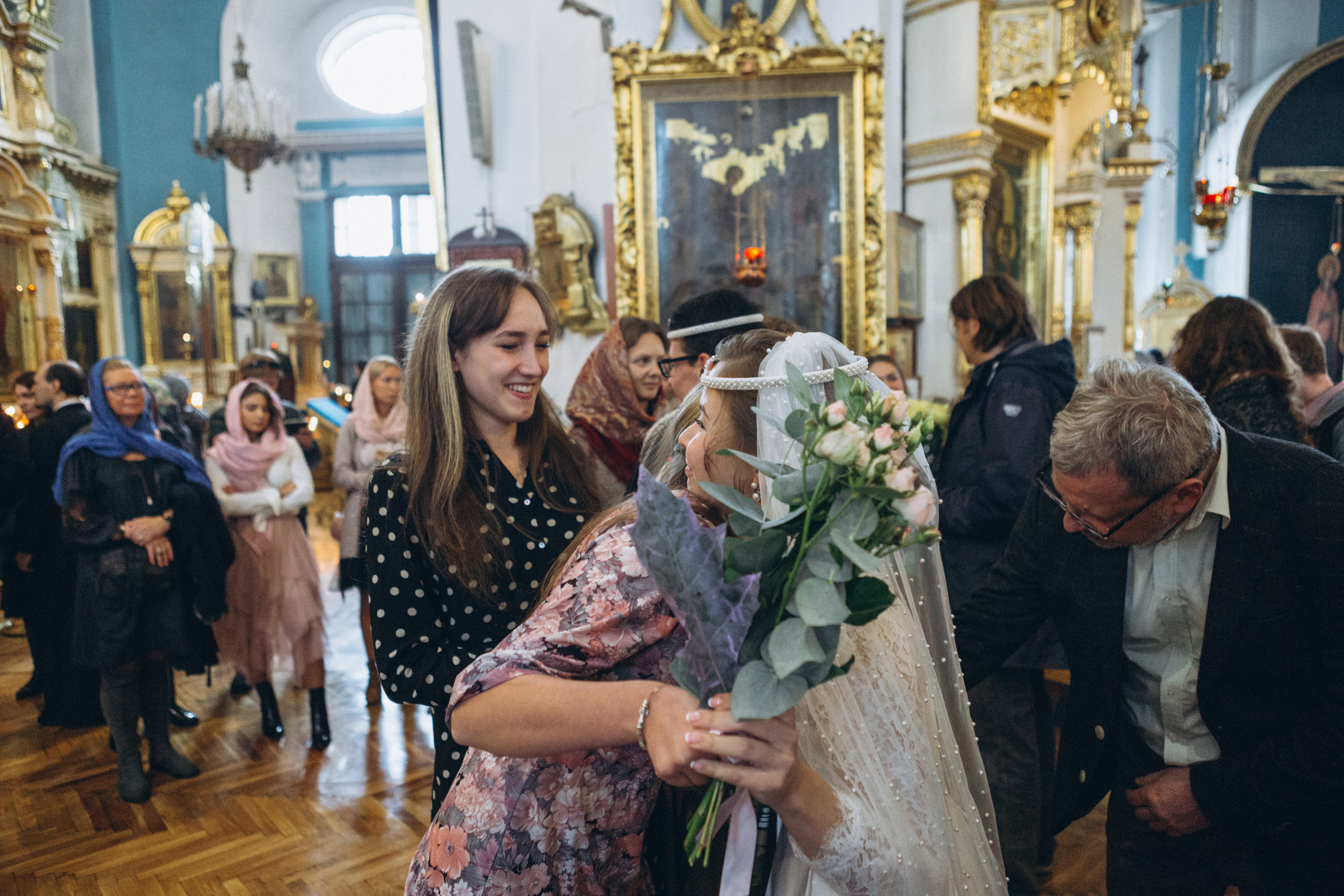 Венчание Дмитрия и Анны. Князь-Владимирский собор. Свадебный и семейный фотограф в Санкт-Петербурге Яцына Юрий. Видеоопер