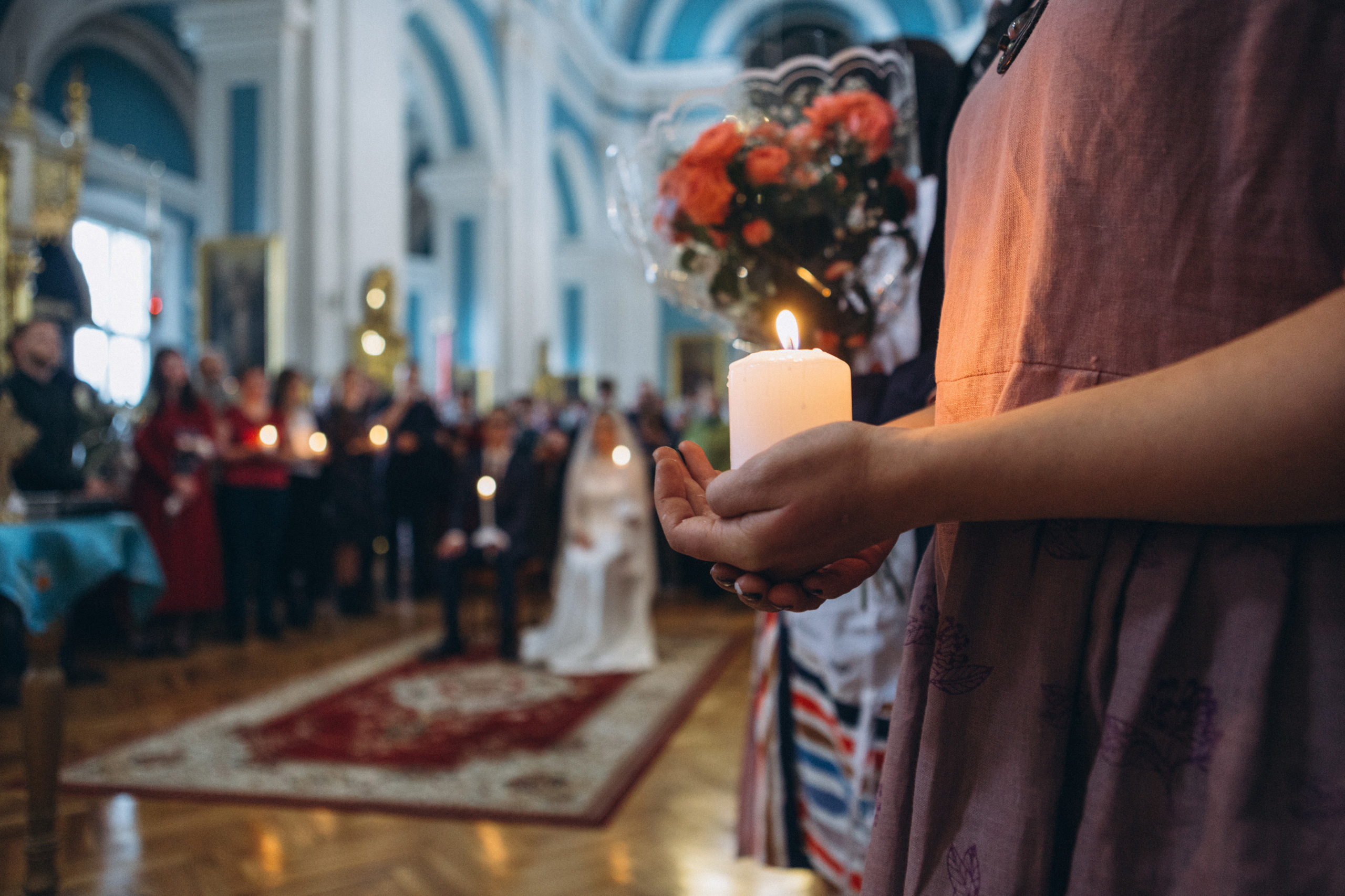 Венчание Дмитрия и Анны. Князь-Владимирский собор. Свадебный и семейный фотограф в Санкт-Петербурге Яцына Юрий. Видеоопер