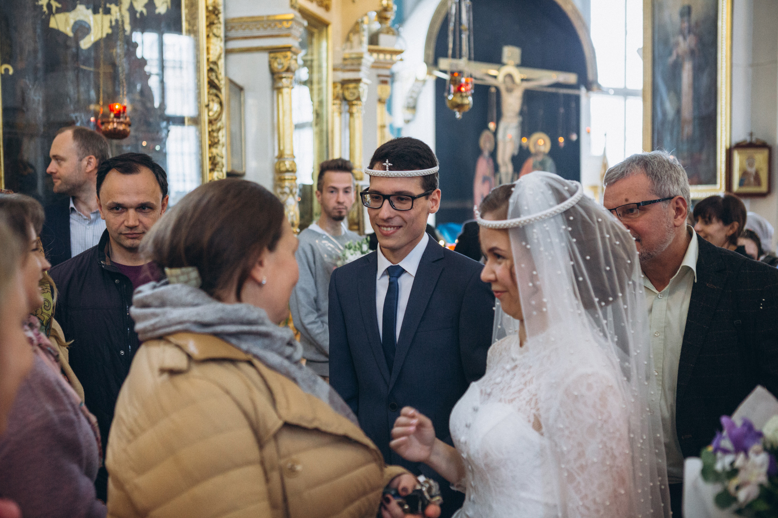 Венчание Дмитрия и Анны. Князь-Владимирский собор. Свадебный и семейный фотограф в Санкт-Петербурге Яцына Юрий. Видеоопер