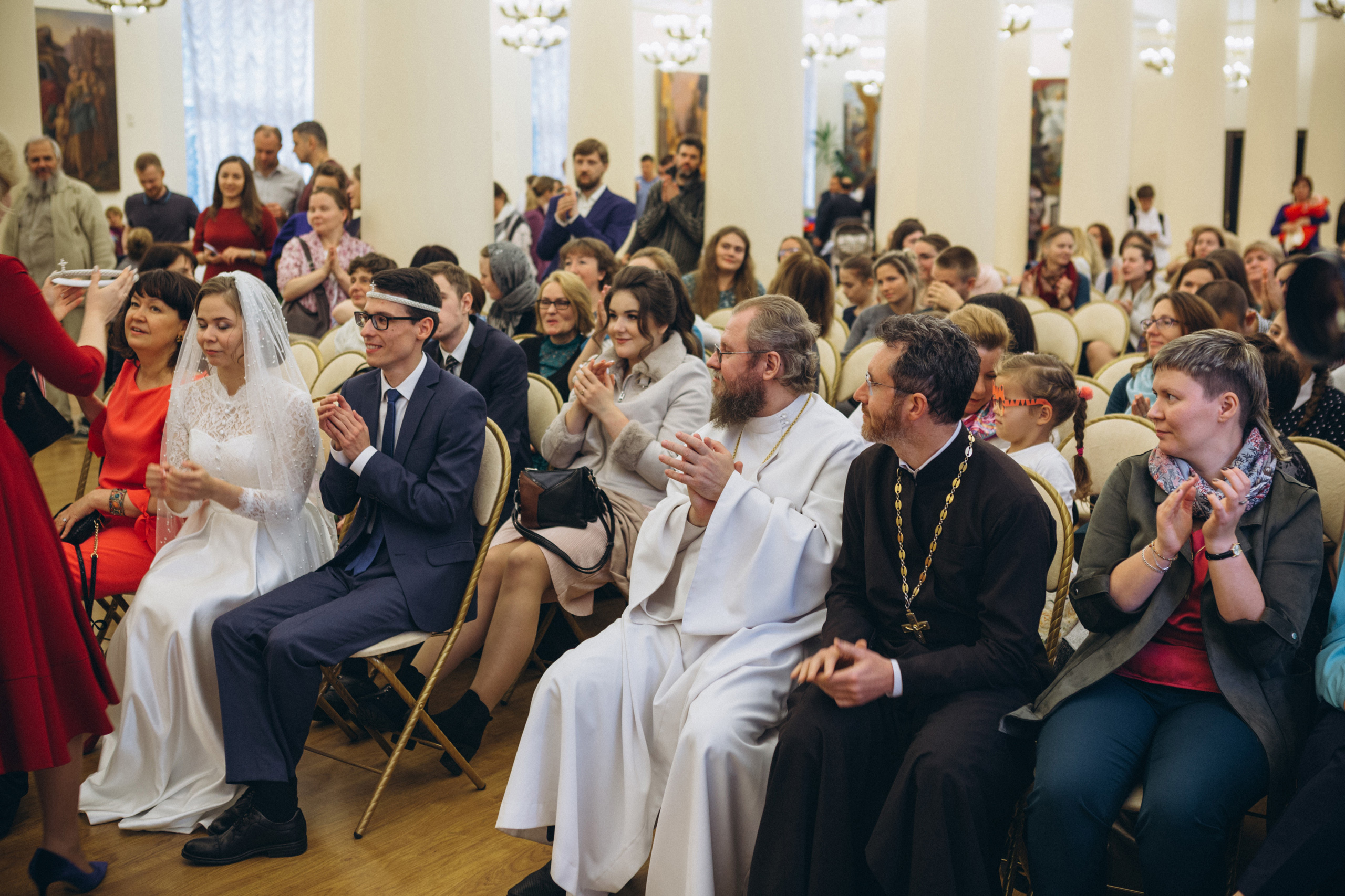 Венчание Дмитрия и Анны. Князь-Владимирский собор. Свадебный и семейный фотограф в Санкт-Петербурге Яцына Юрий. Видеоопер