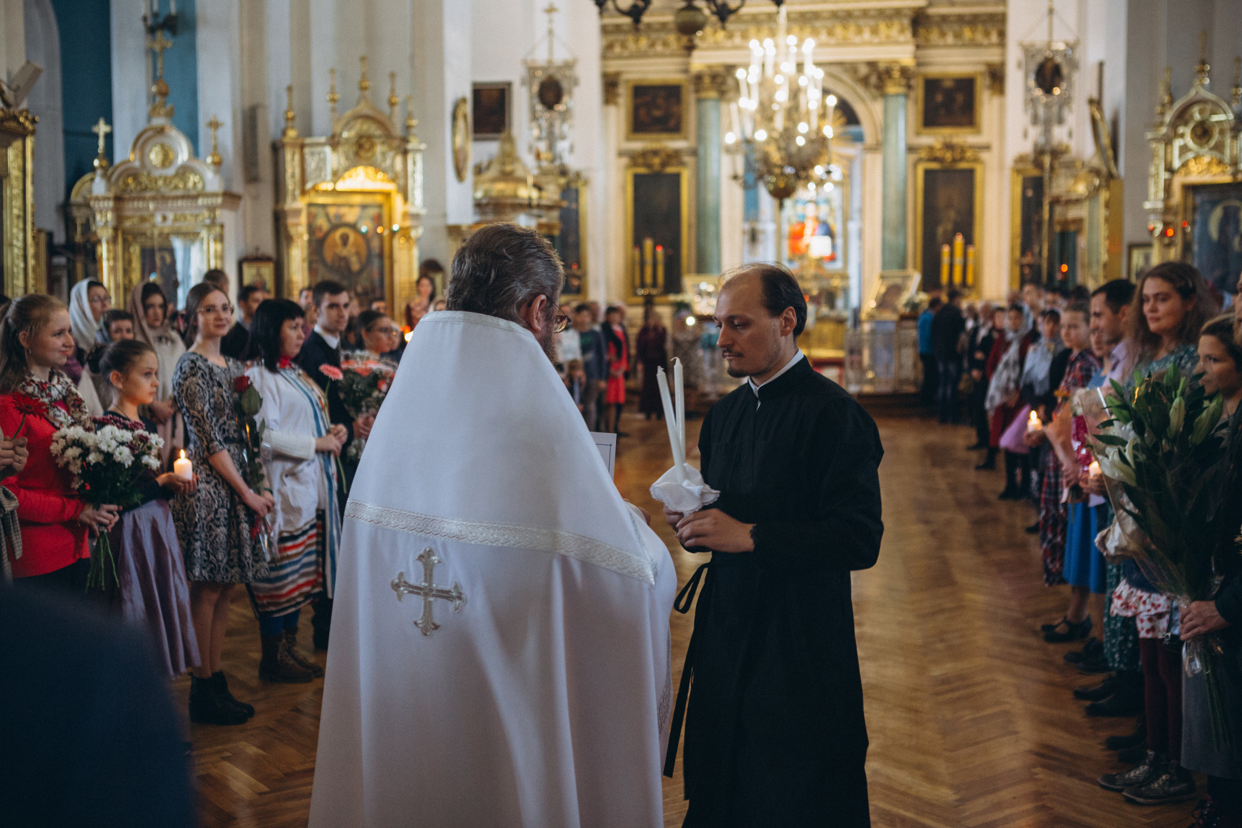 Венчание Дмитрия и Анны. Князь-Владимирский собор. Свадебный и семейный фотограф в Санкт-Петербурге Яцына Юрий. Видеоопер