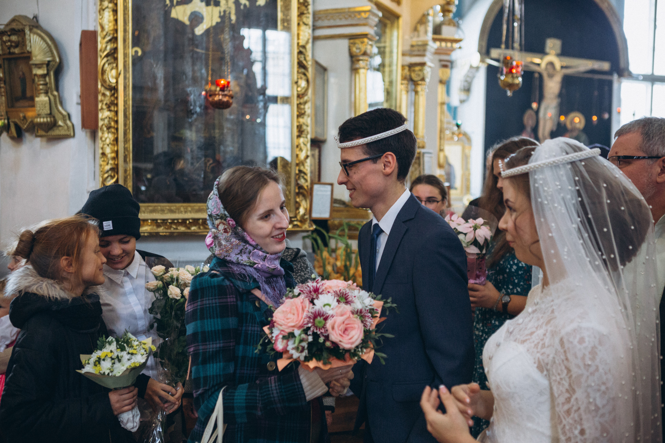 Венчание Дмитрия и Анны. Князь-Владимирский собор. Свадебный и семейный фотограф в Санкт-Петербурге Яцына Юрий. Видеоопер