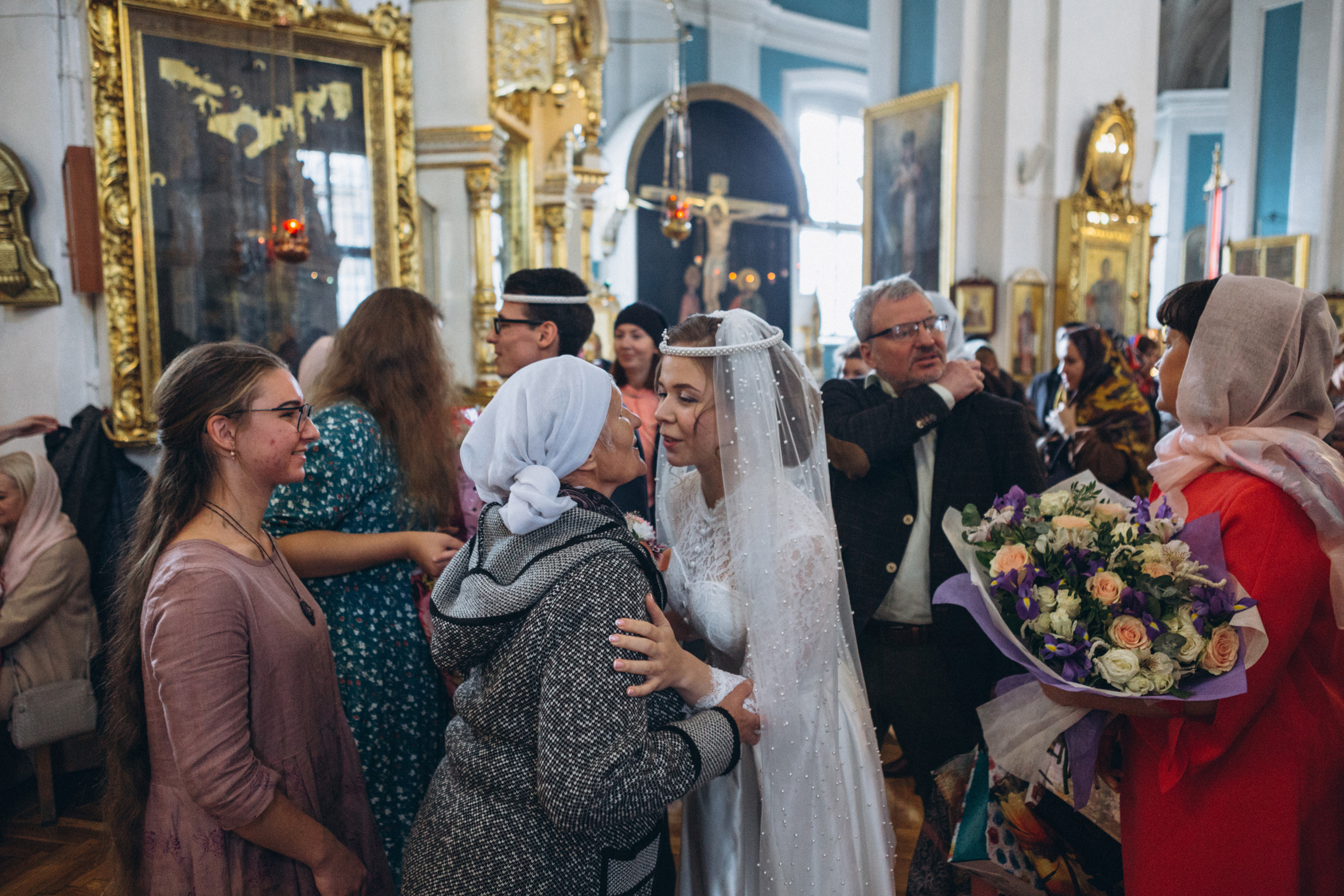 Венчание Дмитрия и Анны. Князь-Владимирский собор. Свадебный и семейный фотограф в Санкт-Петербурге Яцына Юрий. Видеоопер