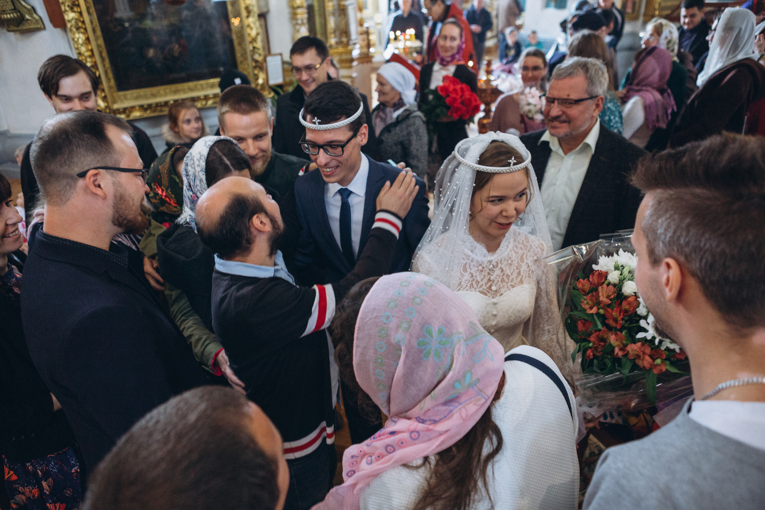 Венчание Дмитрия и Анны. Князь-Владимирский собор. Свадебный и семейный фотограф в Санкт-Петербурге Яцына Юрий. Видеоопер