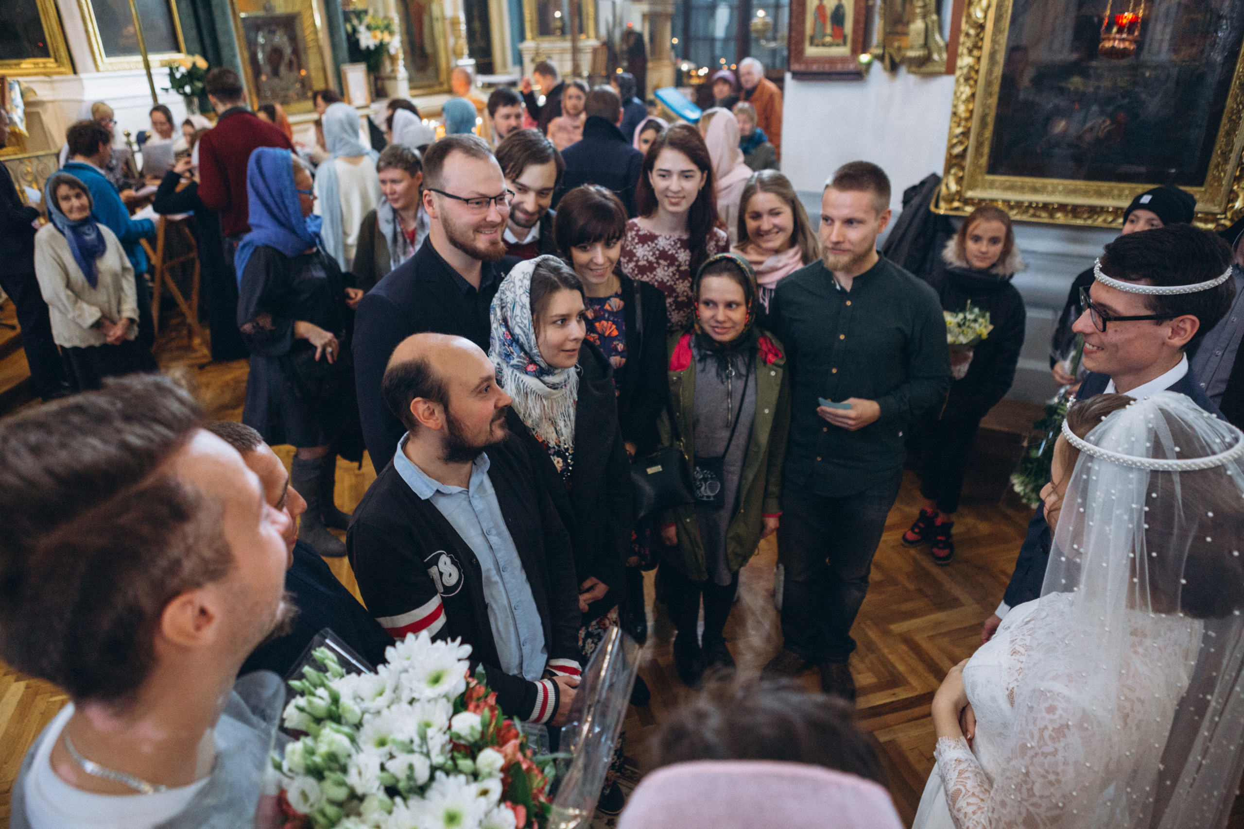 Венчание Дмитрия и Анны. Князь-Владимирский собор. Свадебный и семейный фотограф в Санкт-Петербурге Яцына Юрий. Видеоопер