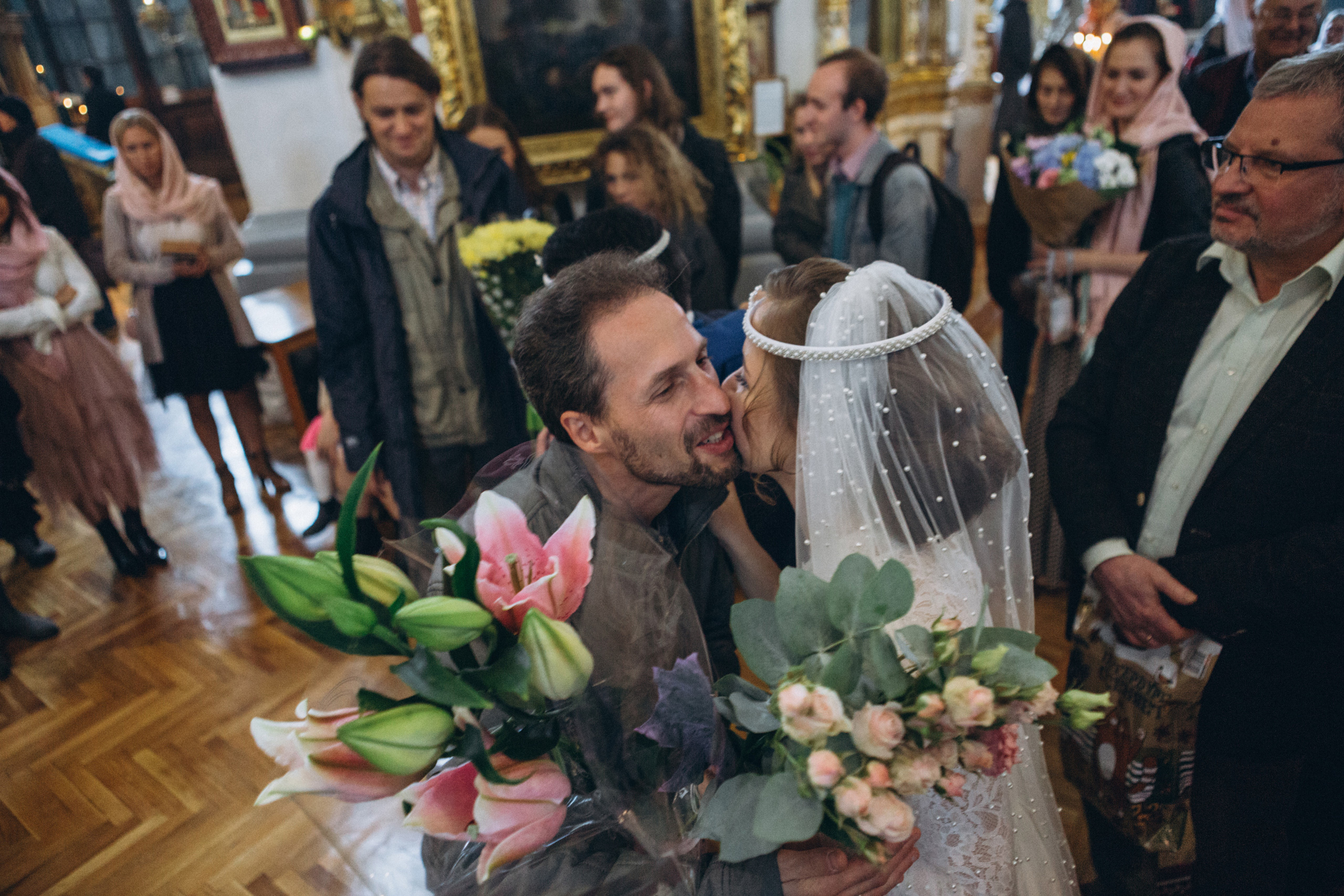 Венчание Дмитрия и Анны. Князь-Владимирский собор. Свадебный и семейный фотограф в Санкт-Петербурге Яцына Юрий. Видеоопер