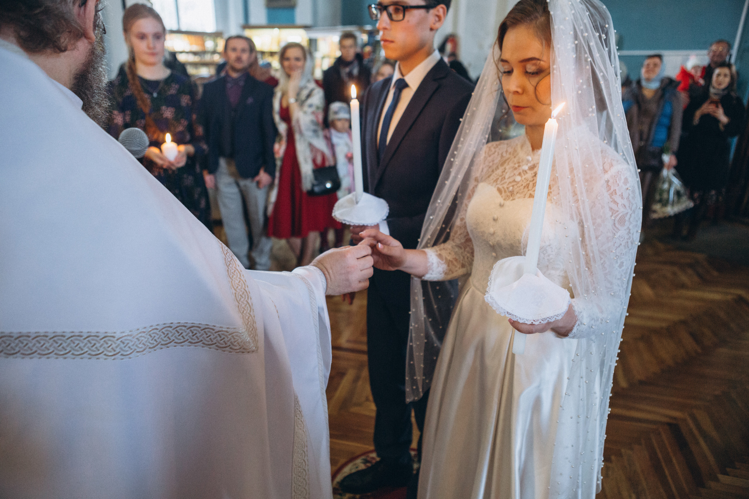 Венчание Дмитрия и Анны. Князь-Владимирский собор. Свадебный и семейный фотограф в Санкт-Петербурге Яцына Юрий. Видеоопер