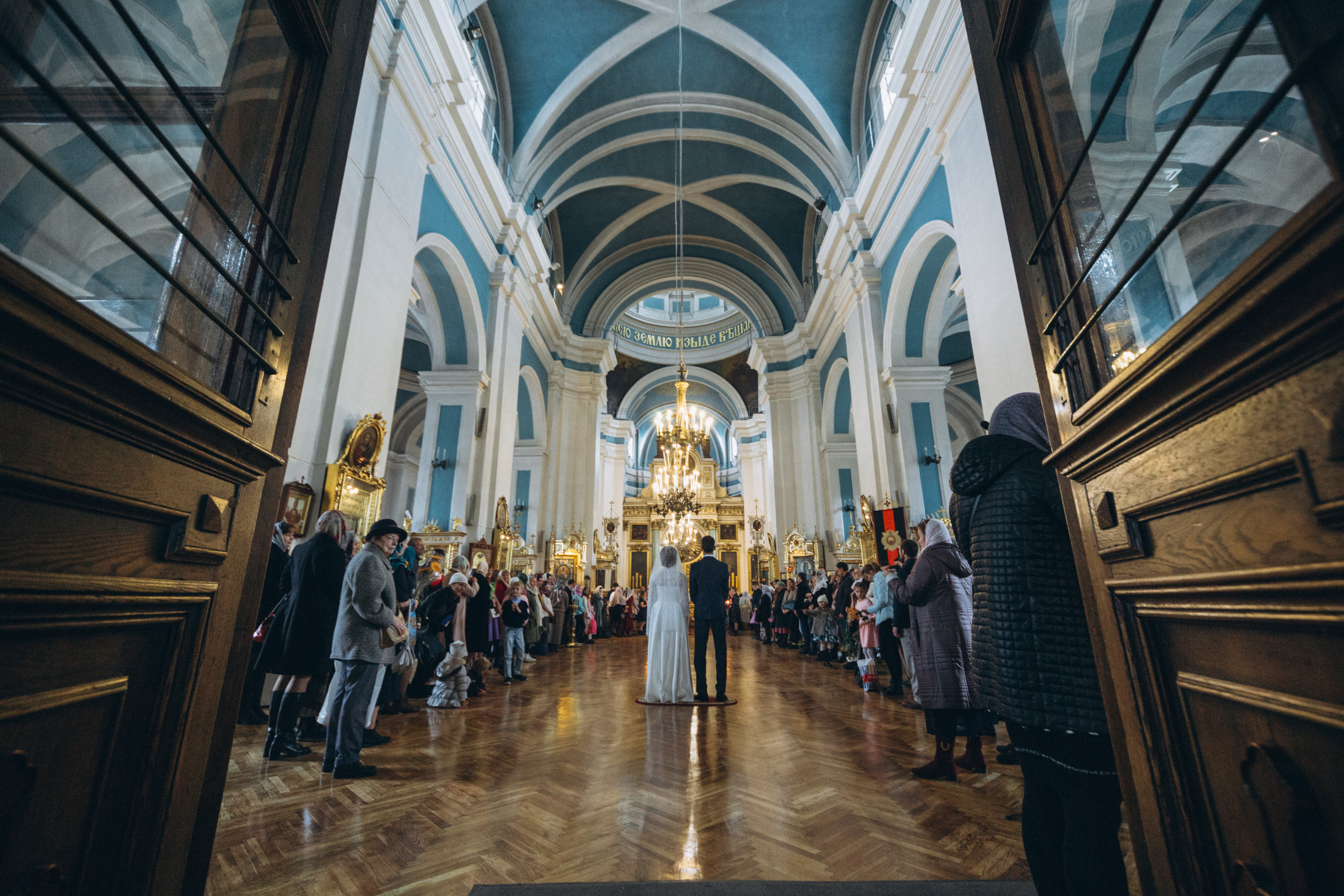 Венчание Дмитрия и Анны. Князь-Владимирский собор. Свадебный и семейный фотограф в Санкт-Петербурге Яцына Юрий. Видеоопер