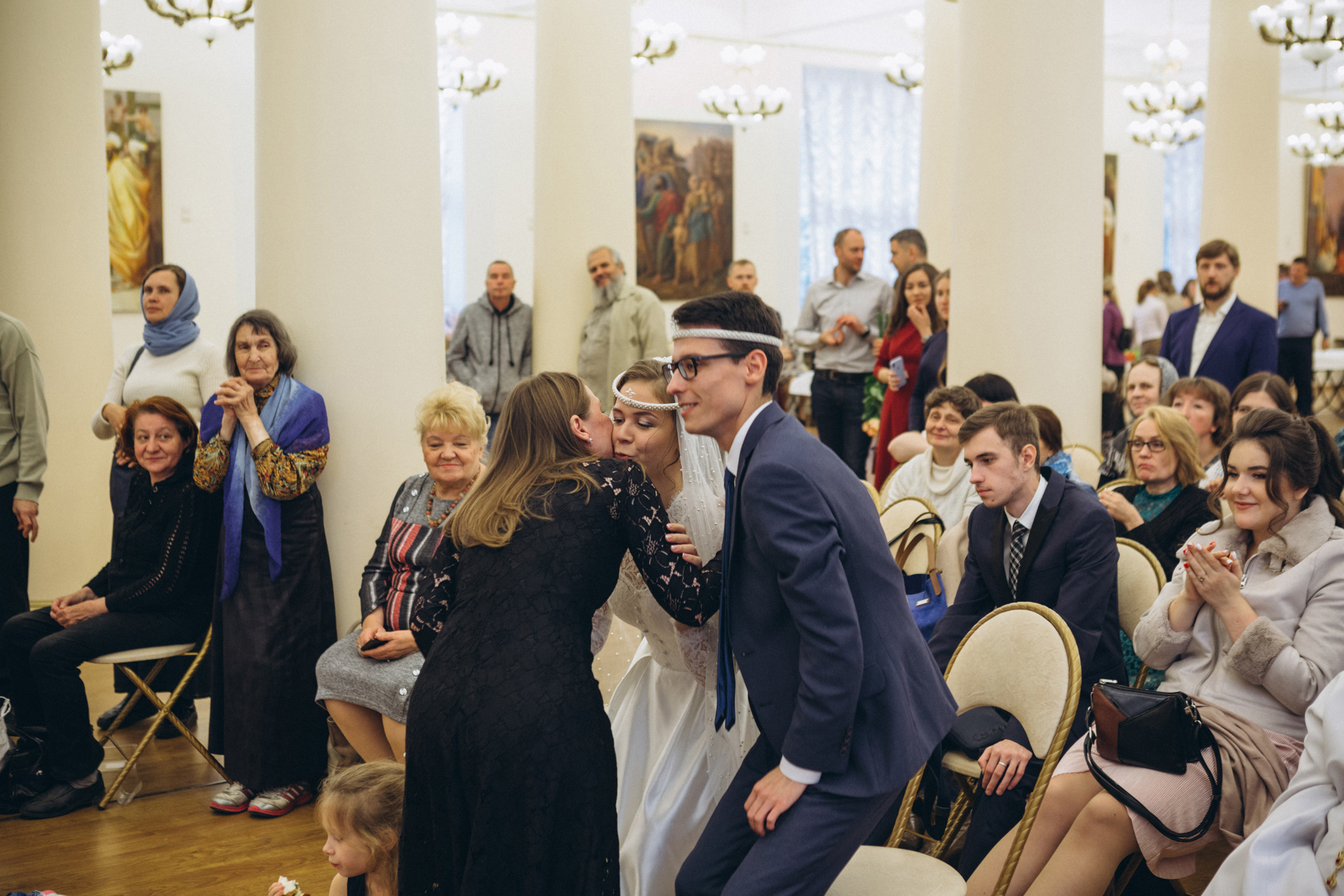 Венчание Дмитрия и Анны. Князь-Владимирский собор. Свадебный и семейный фотограф в Санкт-Петербурге Яцына Юрий. Видеоопер