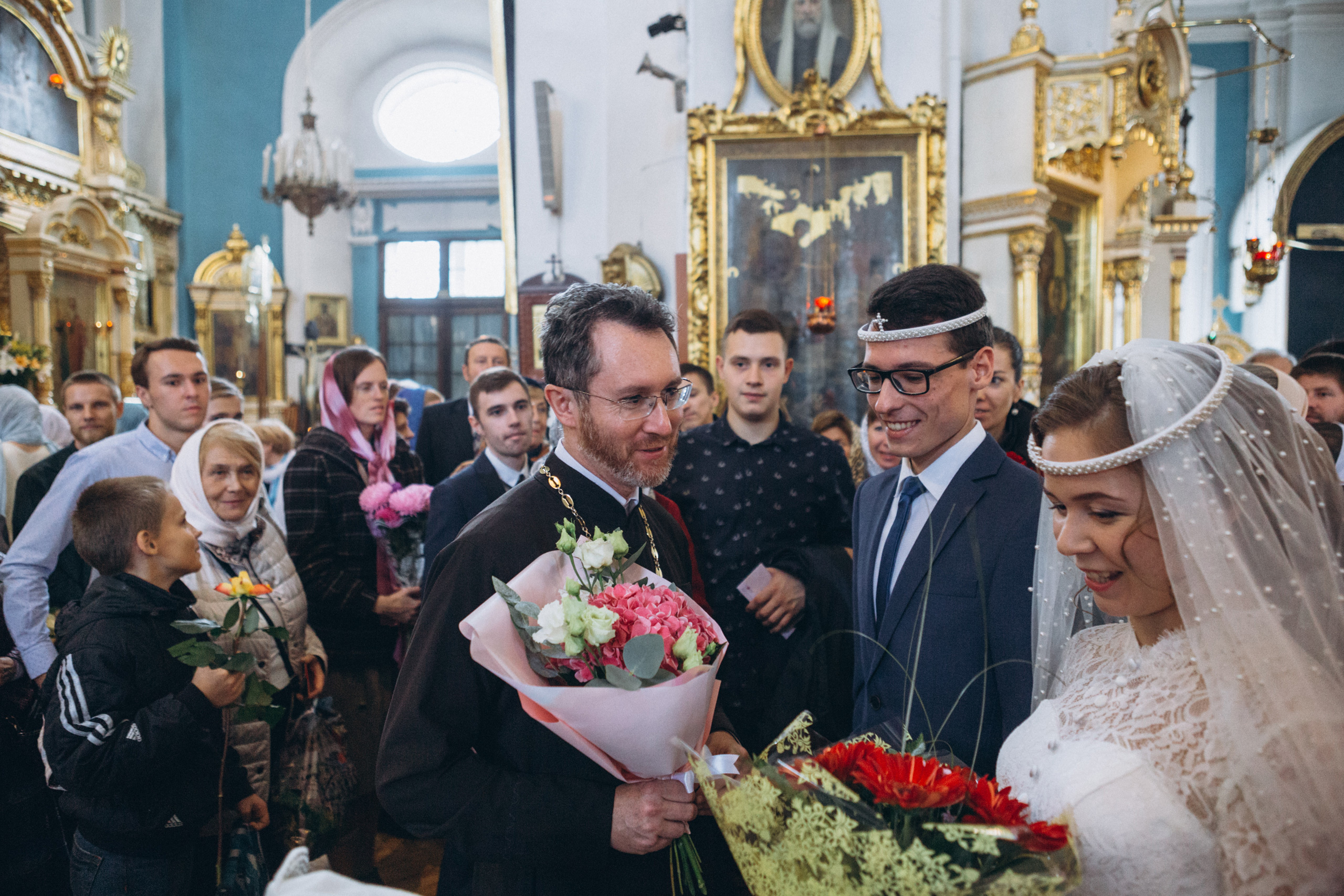 Венчание Дмитрия и Анны. Князь-Владимирский собор. Свадебный и семейный фотограф в Санкт-Петербурге Яцына Юрий. Видеоопер