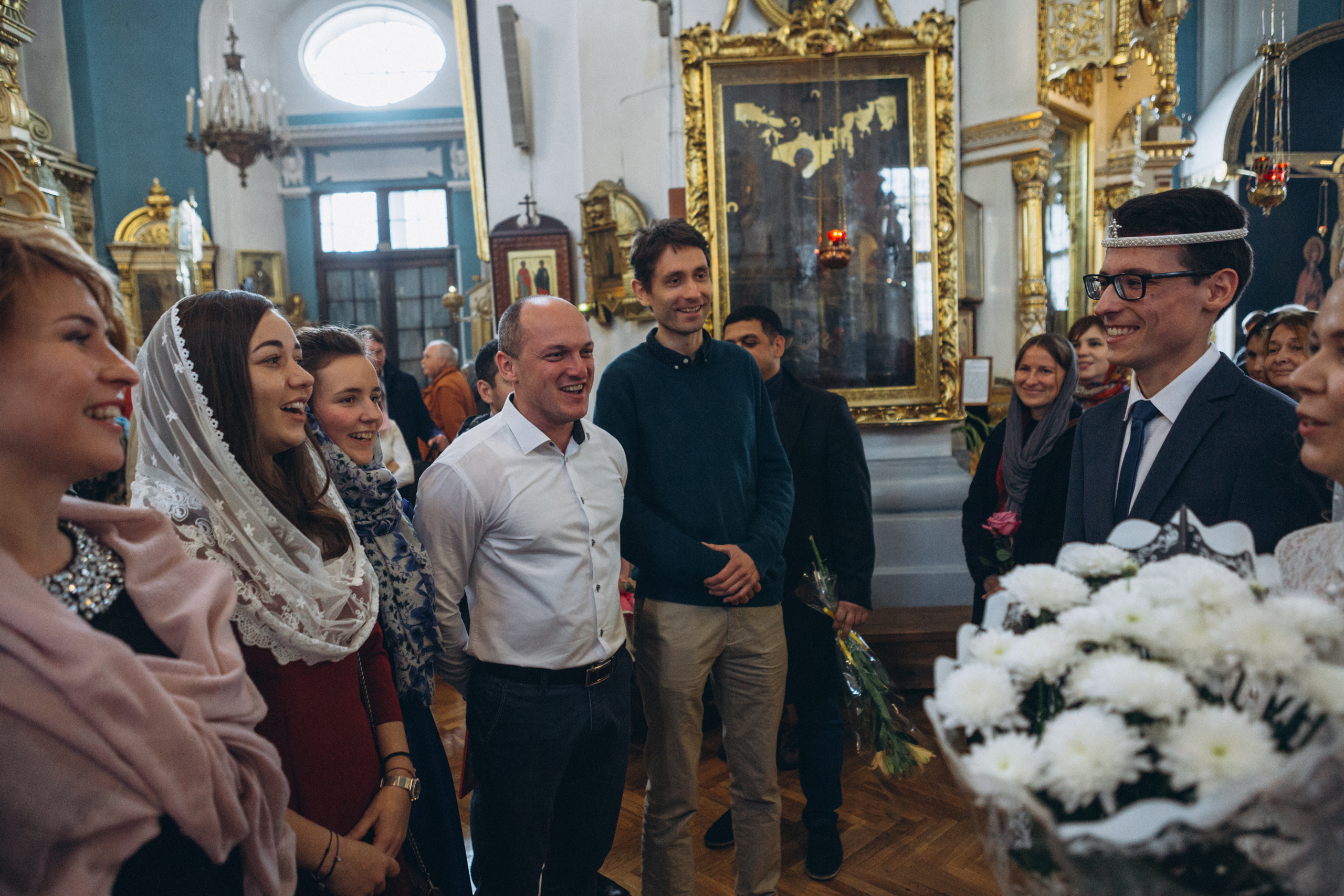 Венчание Дмитрия и Анны. Князь-Владимирский собор. Свадебный и семейный фотограф в Санкт-Петербурге Яцына Юрий. Видеоопер