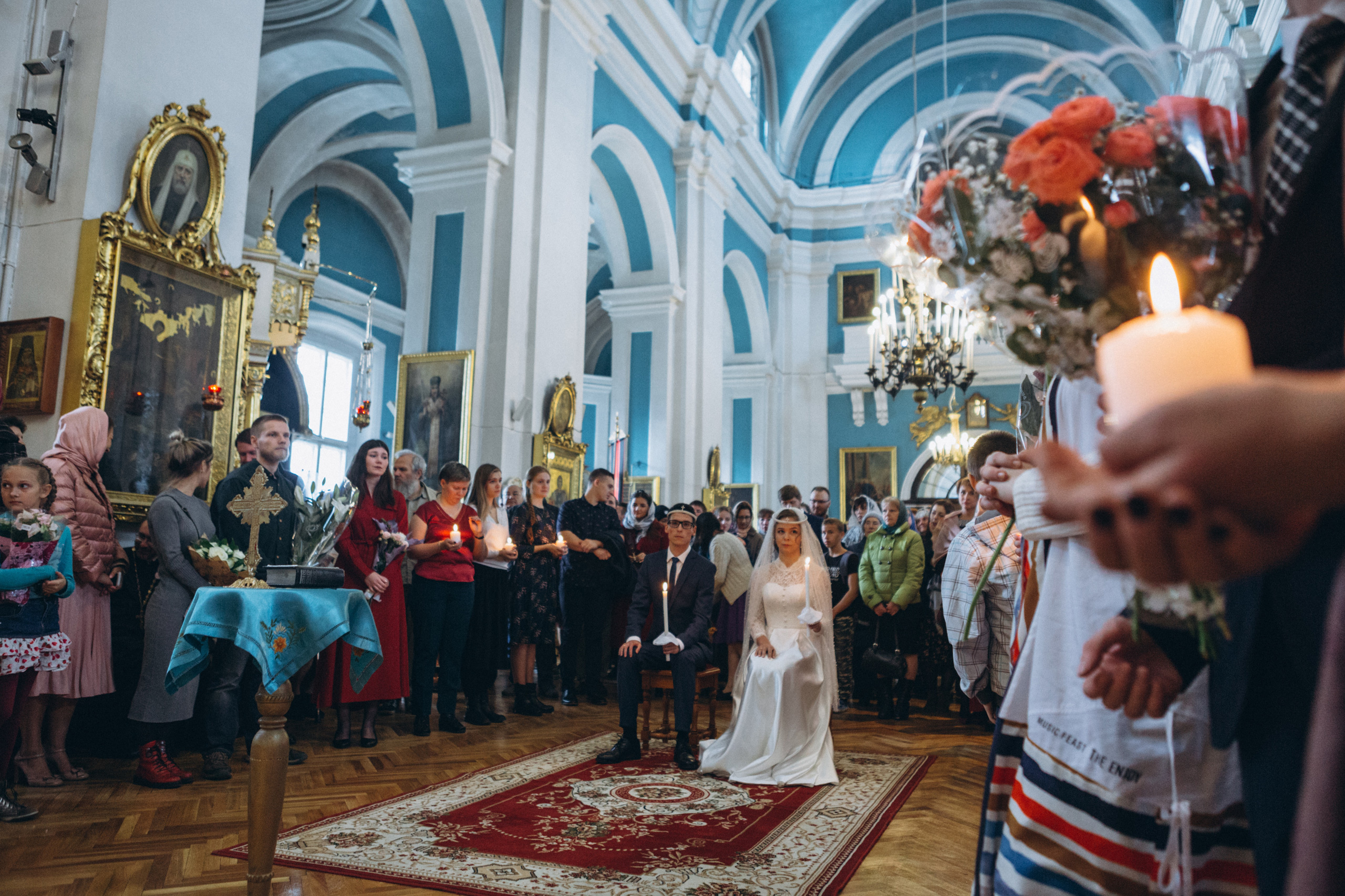 Венчание Дмитрия и Анны. Князь-Владимирский собор. Свадебный и семейный фотограф в Санкт-Петербурге Яцына Юрий. Видеоопер