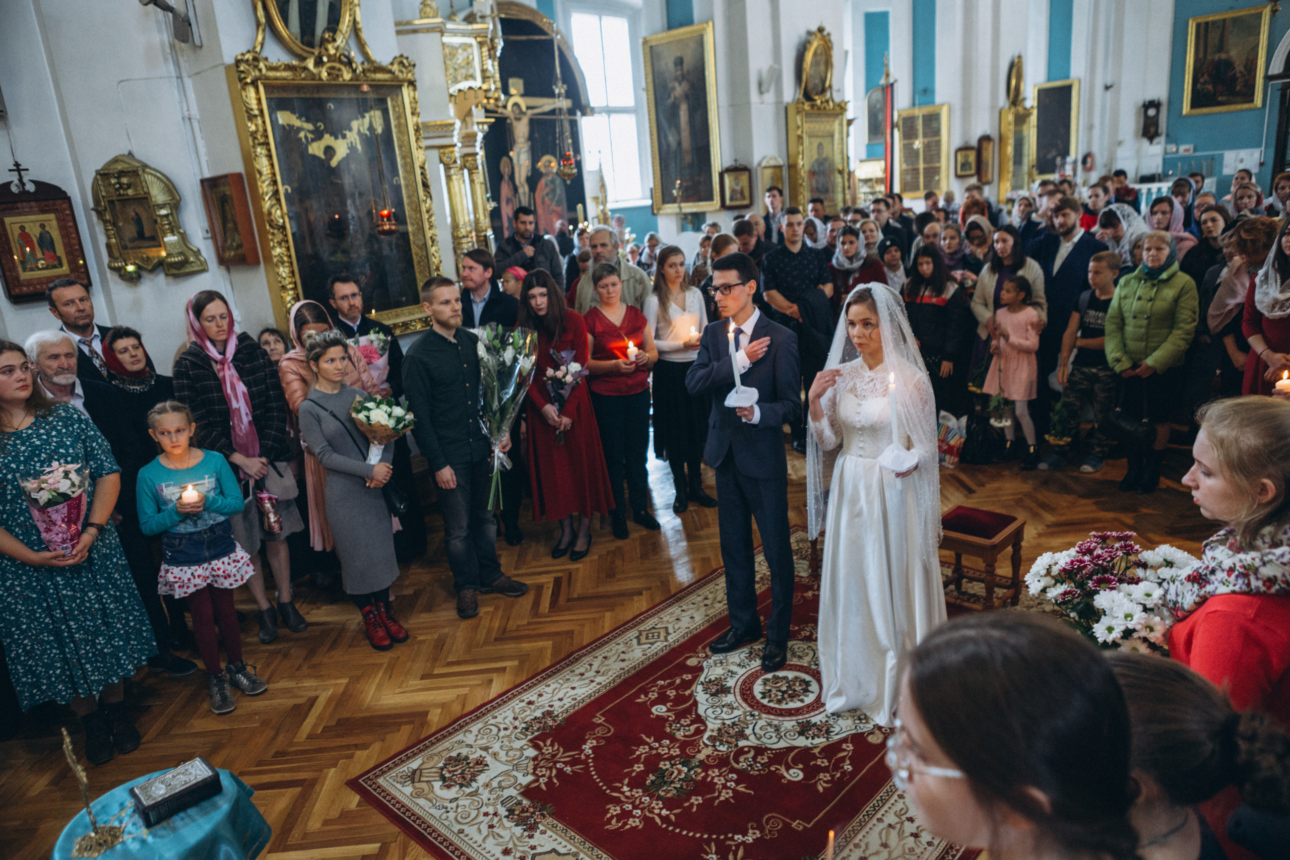 Венчание Дмитрия и Анны. Князь-Владимирский собор. Свадебный и семейный фотограф в Санкт-Петербурге Яцына Юрий. Видеоопер