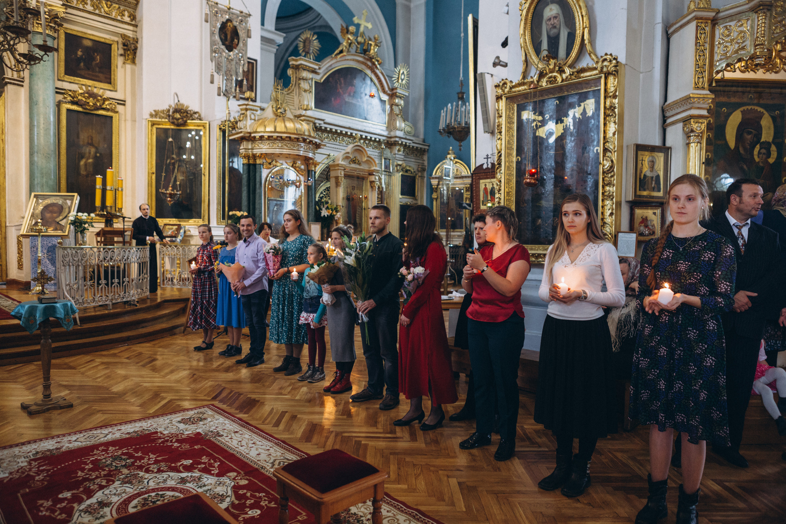 Венчание Дмитрия и Анны. Князь-Владимирский собор. Свадебный и семейный фотограф в Санкт-Петербурге Яцына Юрий. Видеоопер