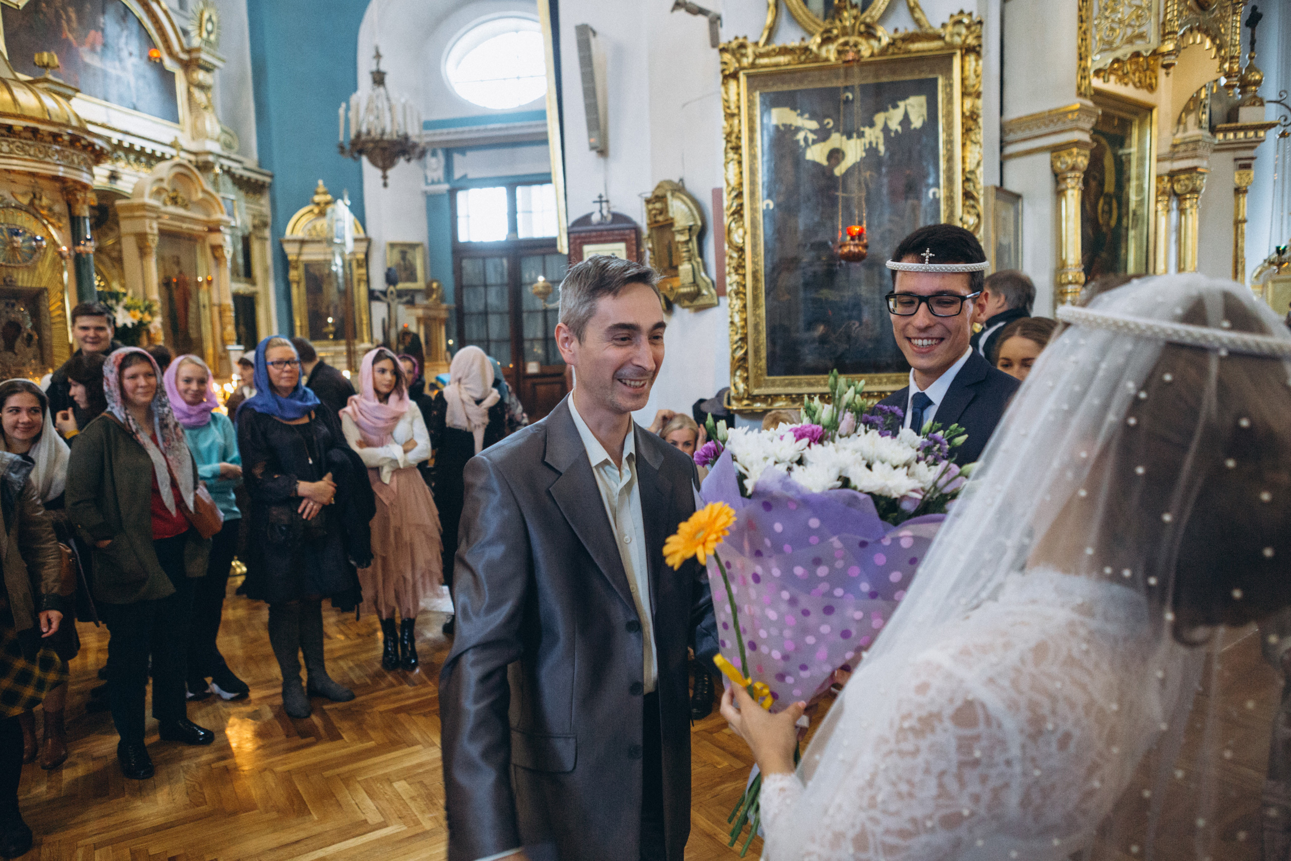 Венчание Дмитрия и Анны. Князь-Владимирский собор. Свадебный и семейный фотограф в Санкт-Петербурге Яцына Юрий. Видеоопер