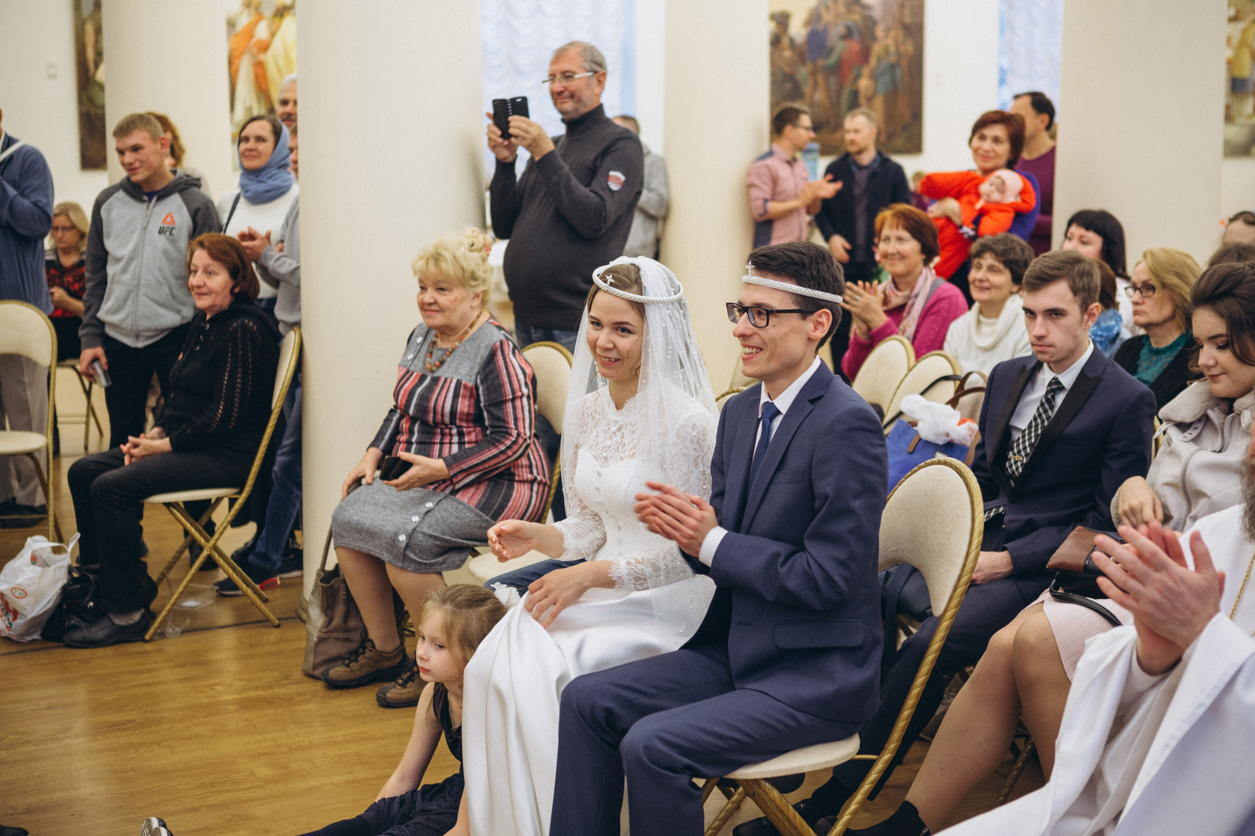 Венчание Дмитрия и Анны. Князь-Владимирский собор. Свадебный и семейный фотограф в Санкт-Петербурге Яцына Юрий. Видеоопер