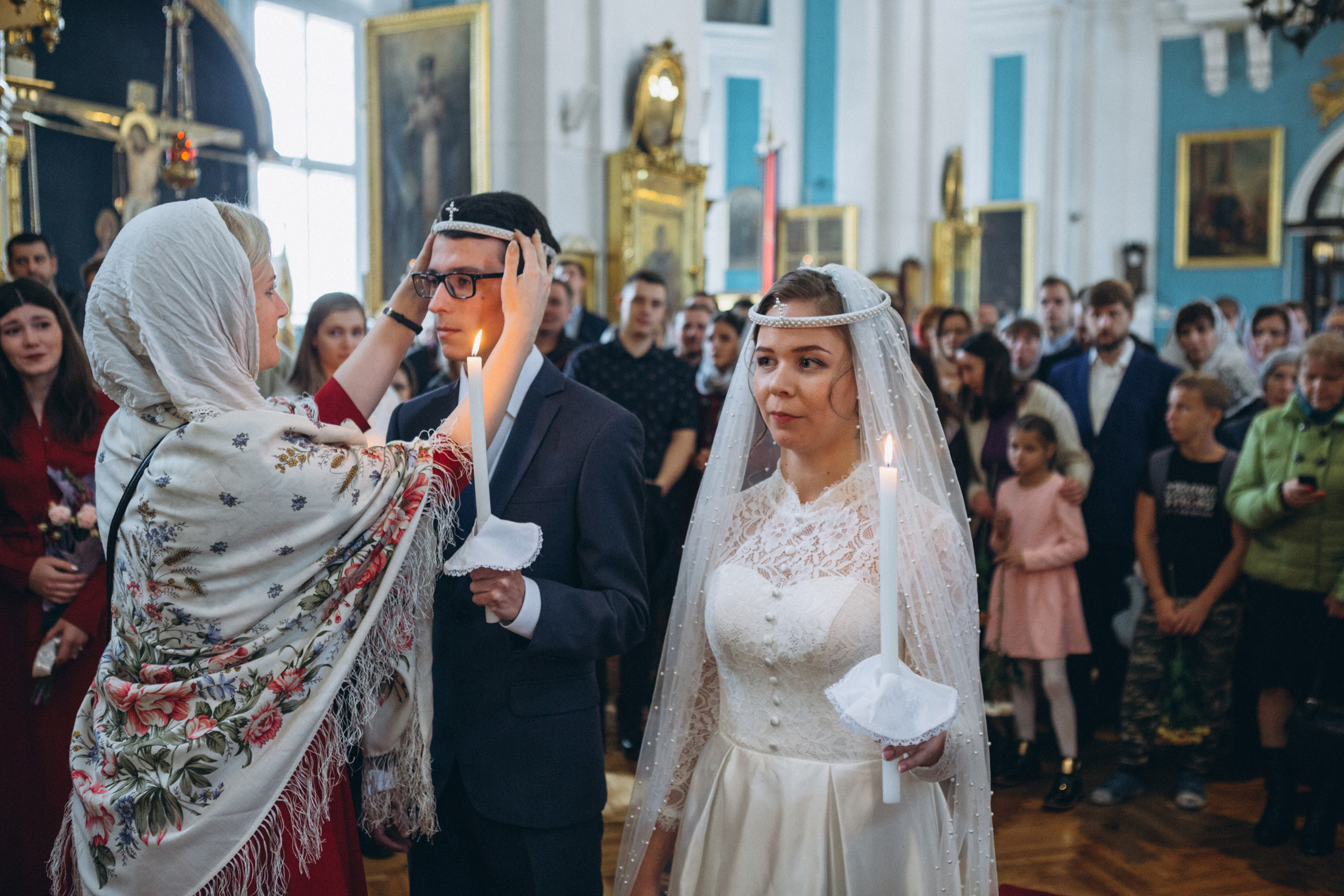 Венчание Дмитрия и Анны. Князь-Владимирский собор. Свадебный и семейный фотограф в Санкт-Петербурге Яцына Юрий. Видеоопер