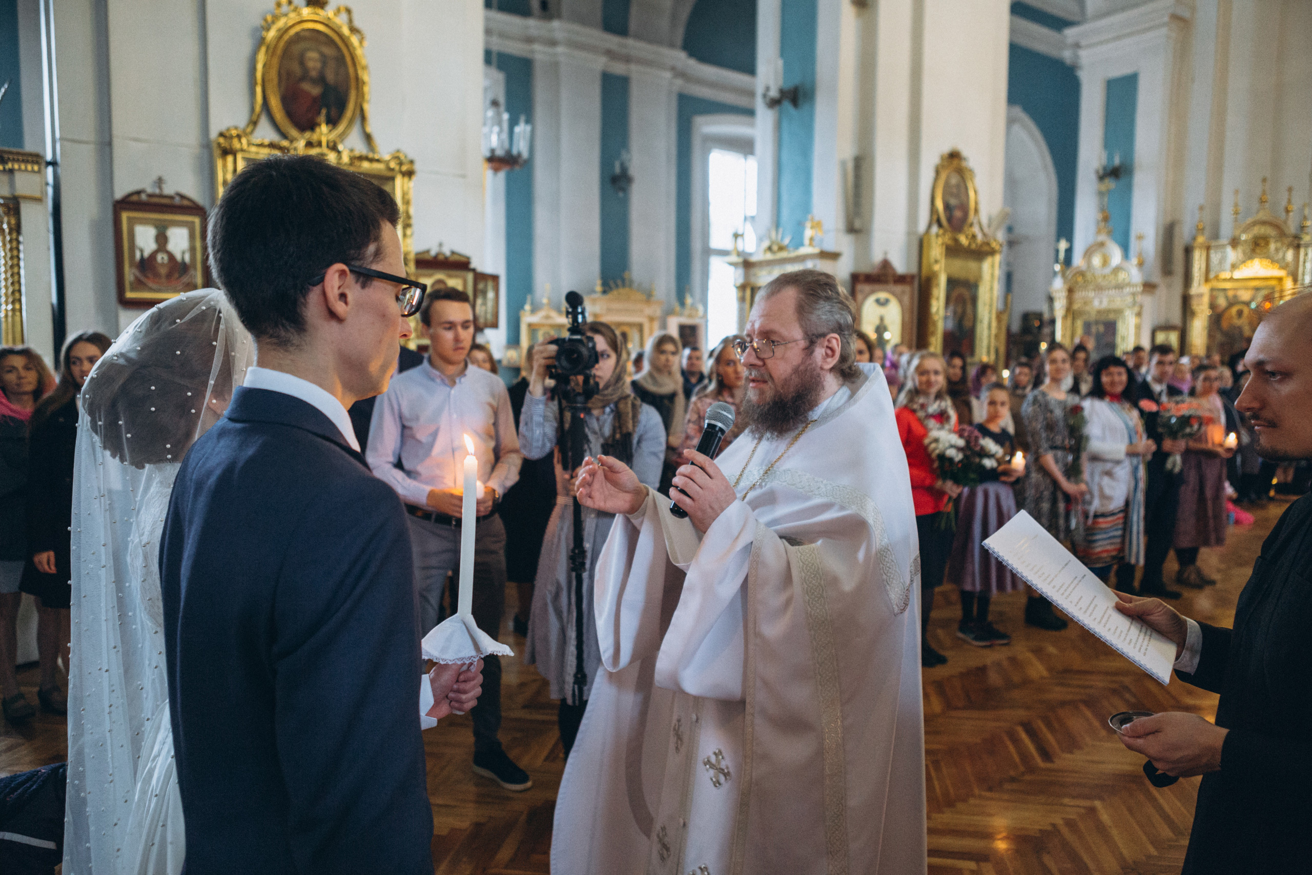 Венчание Дмитрия и Анны. Князь-Владимирский собор. Свадебный и семейный фотограф в Санкт-Петербурге Яцына Юрий. Видеоопер