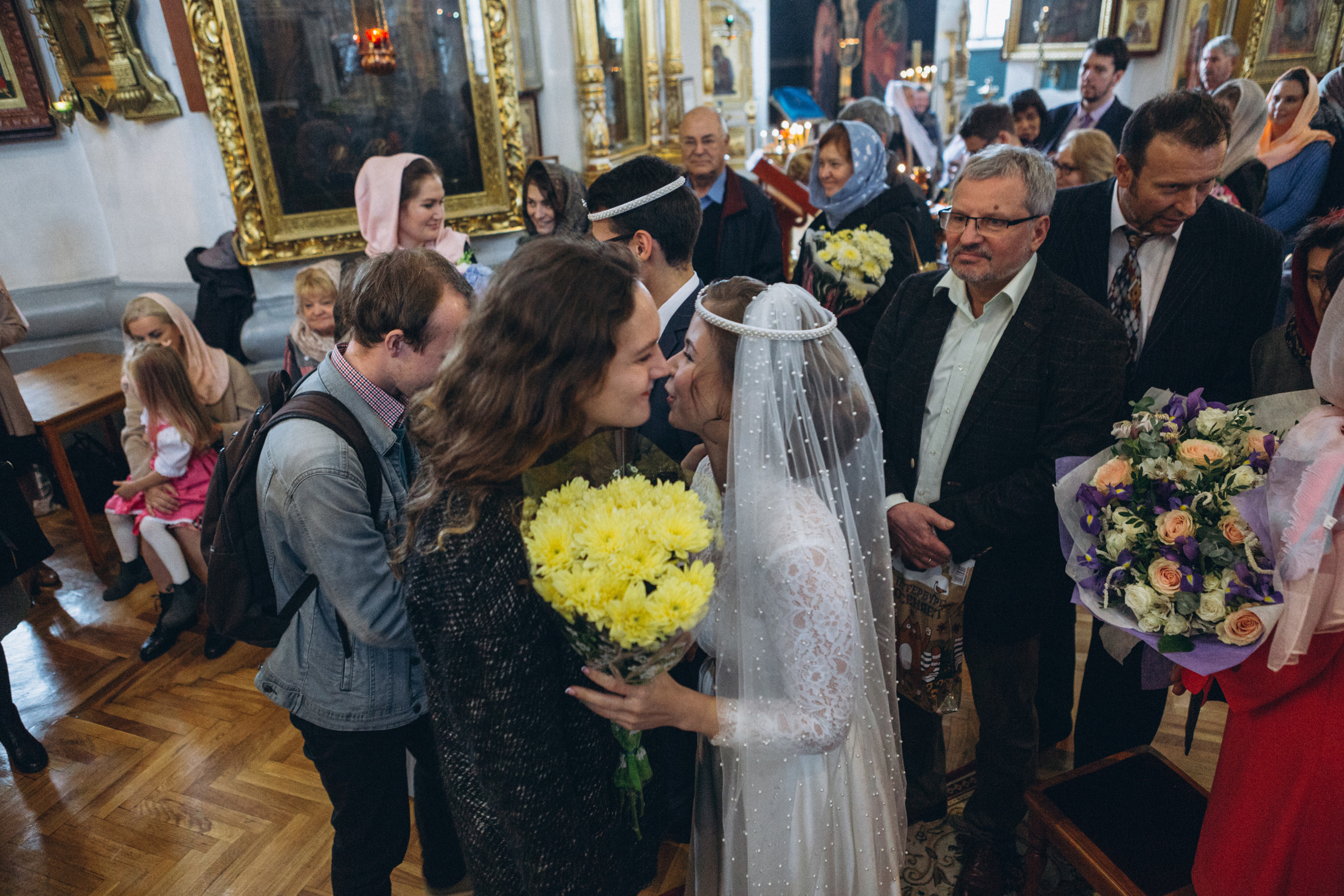 Венчание Дмитрия и Анны. Князь-Владимирский собор. Свадебный и семейный фотограф в Санкт-Петербурге Яцына Юрий. Видеоопер