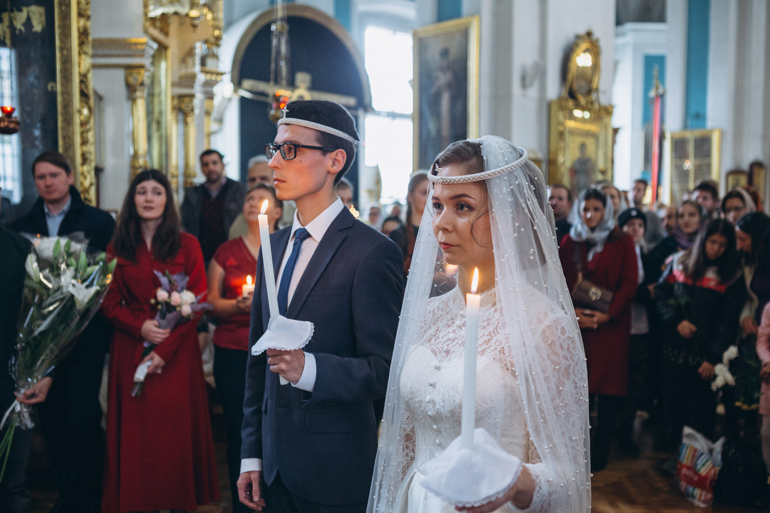 Венчание Дмитрия и Анны. Князь-Владимирский собор. Свадебный и семейный фотограф в Санкт-Петербурге Яцына Юрий. Видеоопер