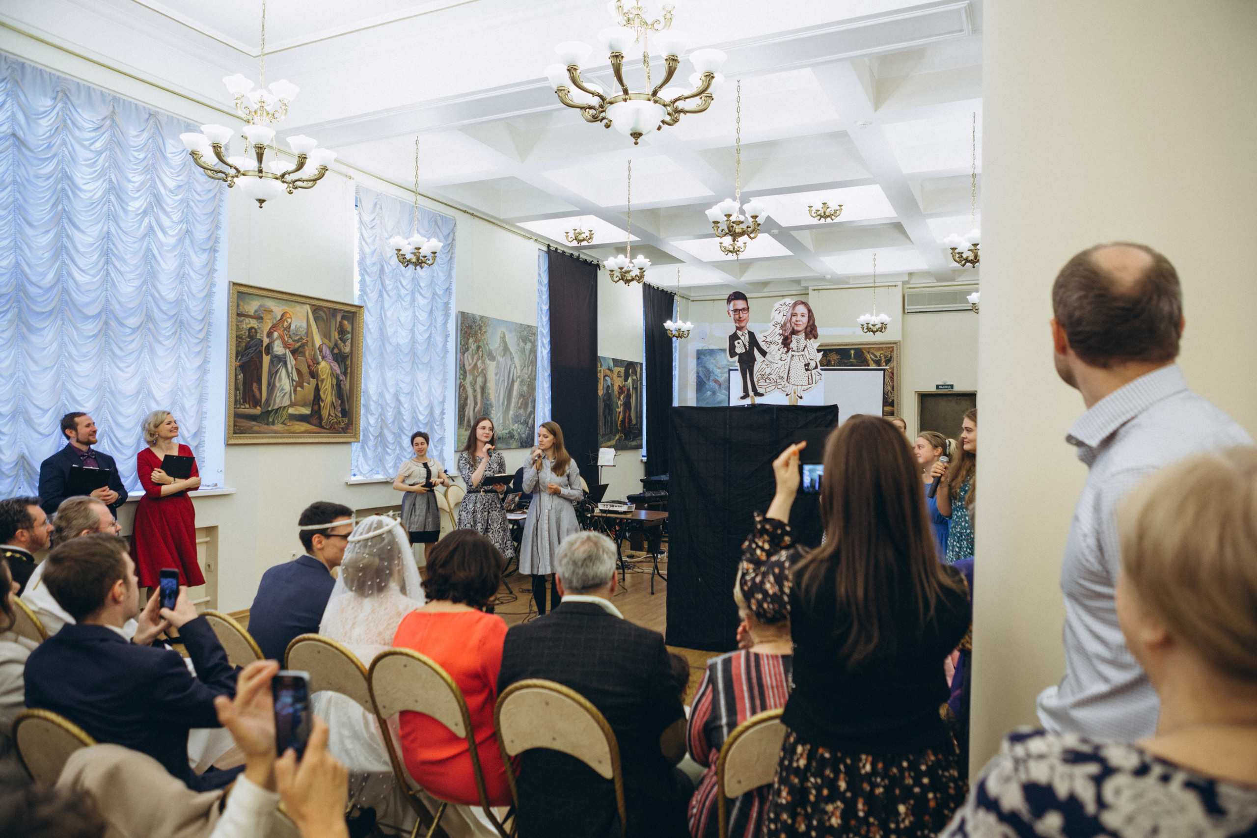 Венчание Дмитрия и Анны. Князь-Владимирский собор. Свадебный и семейный фотограф в Санкт-Петербурге Яцына Юрий. Видеоопер