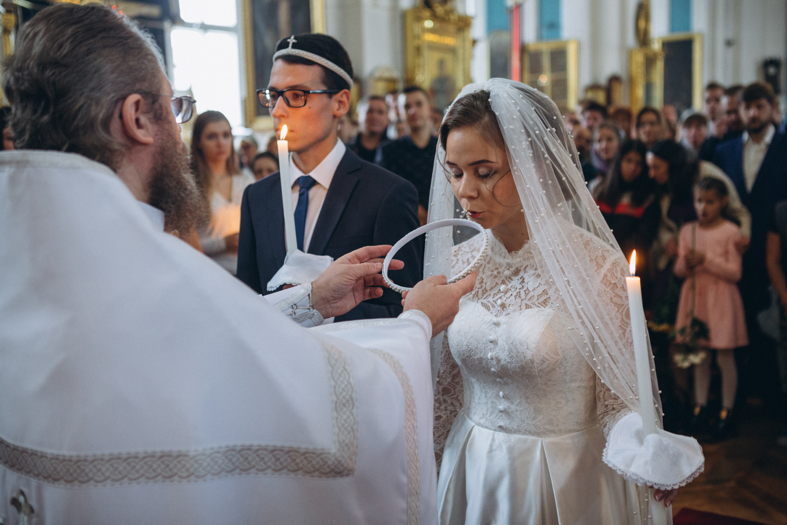 Венчание Дмитрия и Анны. Князь-Владимирский собор. Свадебный и семейный фотограф в Санкт-Петербурге Яцына Юрий. Видеоопер