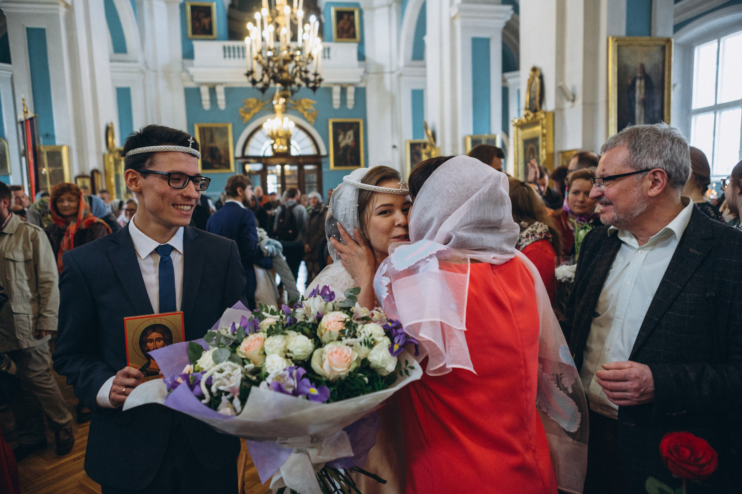 Венчание Дмитрия и Анны. Князь-Владимирский собор. Свадебный и семейный фотограф в Санкт-Петербурге Яцына Юрий. Видеоопер