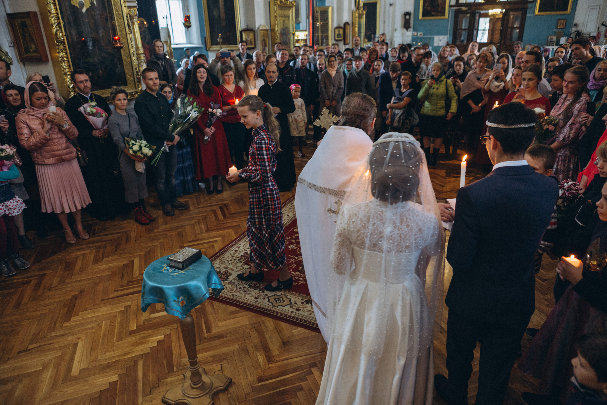 Венчание Дмитрия и Анны. Князь-Владимирский собор. Свадебный и семейный фотограф в Санкт-Петербурге Яцына Юрий. Видеоопер