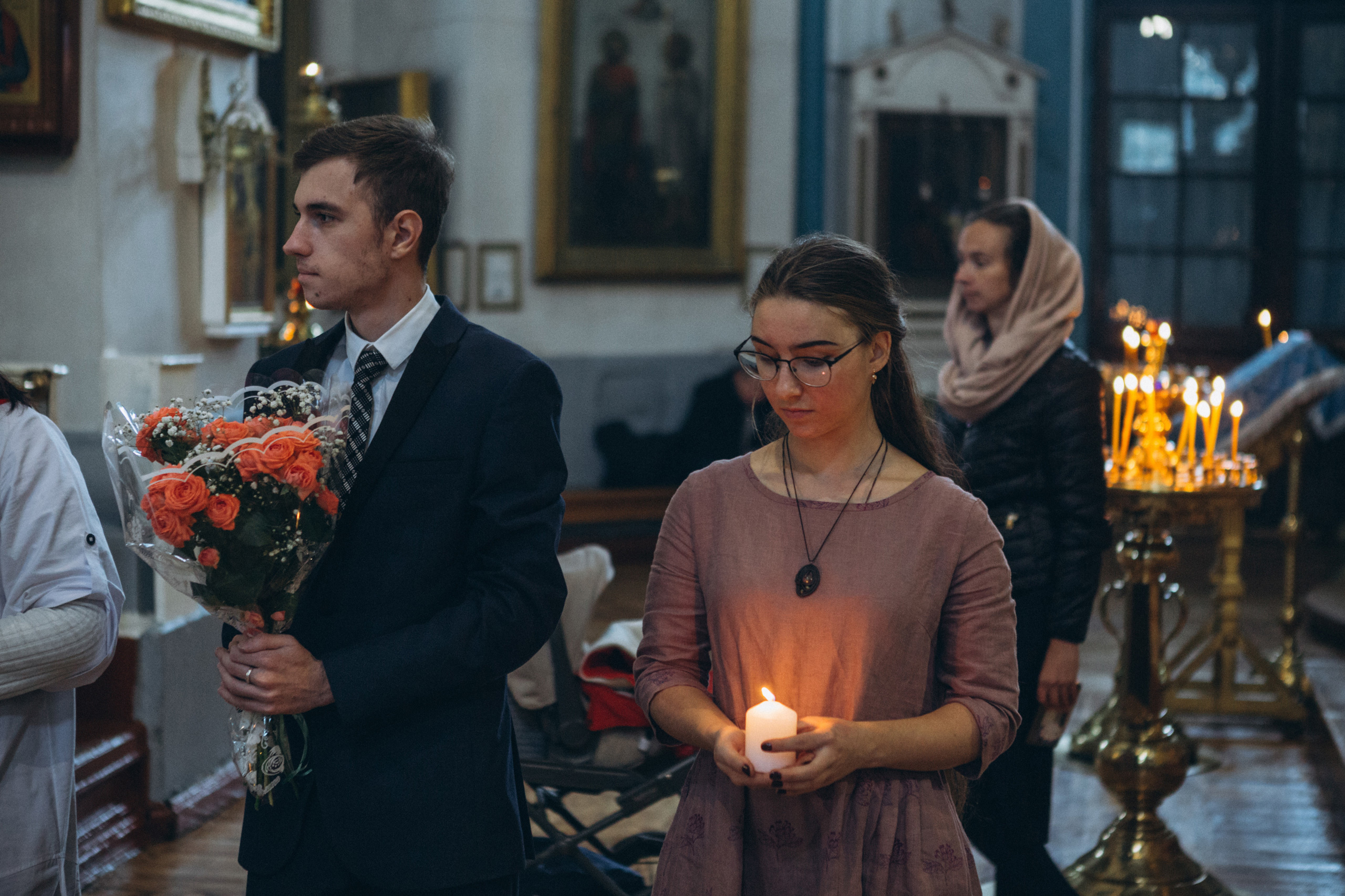 Венчание Дмитрия и Анны. Князь-Владимирский собор. Свадебный и семейный фотограф в Санкт-Петербурге Яцына Юрий. Видеоопер