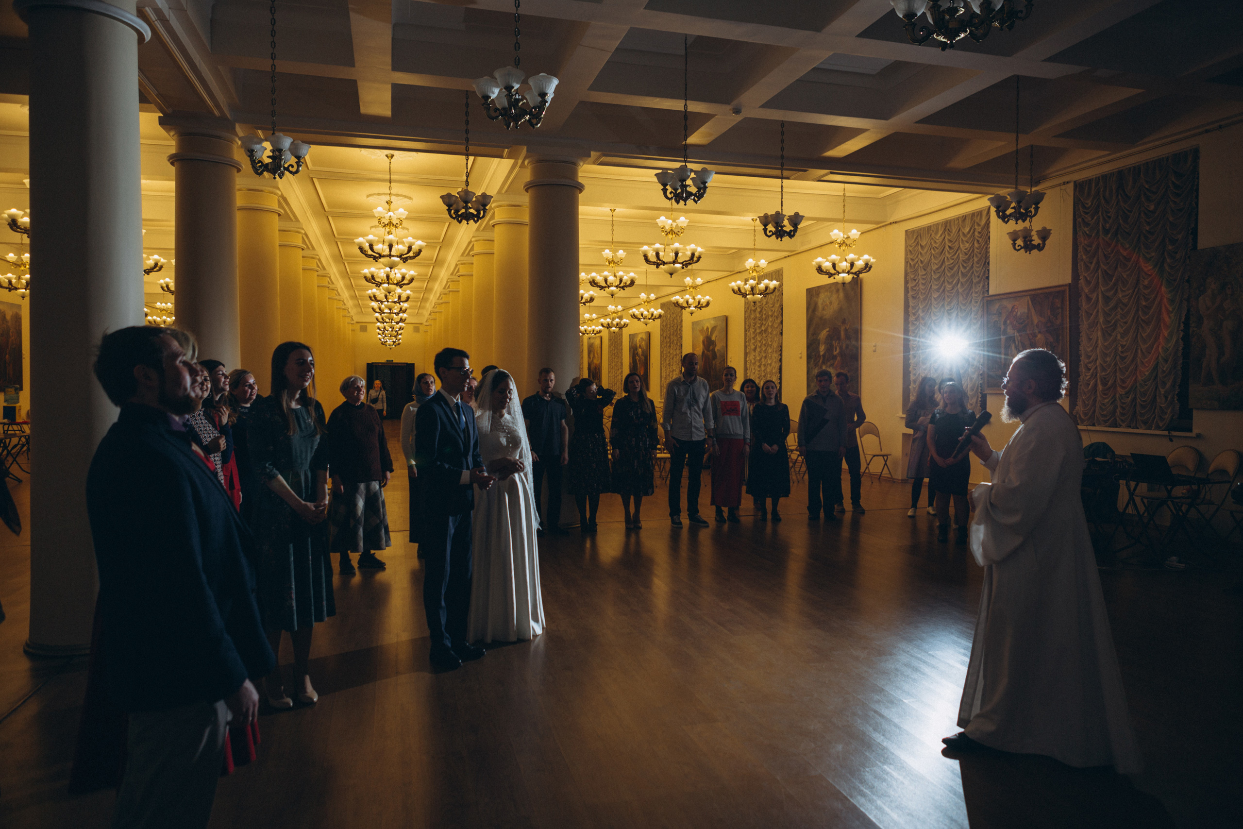 Венчание Дмитрия и Анны. Князь-Владимирский собор. Свадебный и семейный фотограф в Санкт-Петербурге Яцына Юрий. Видеоопер