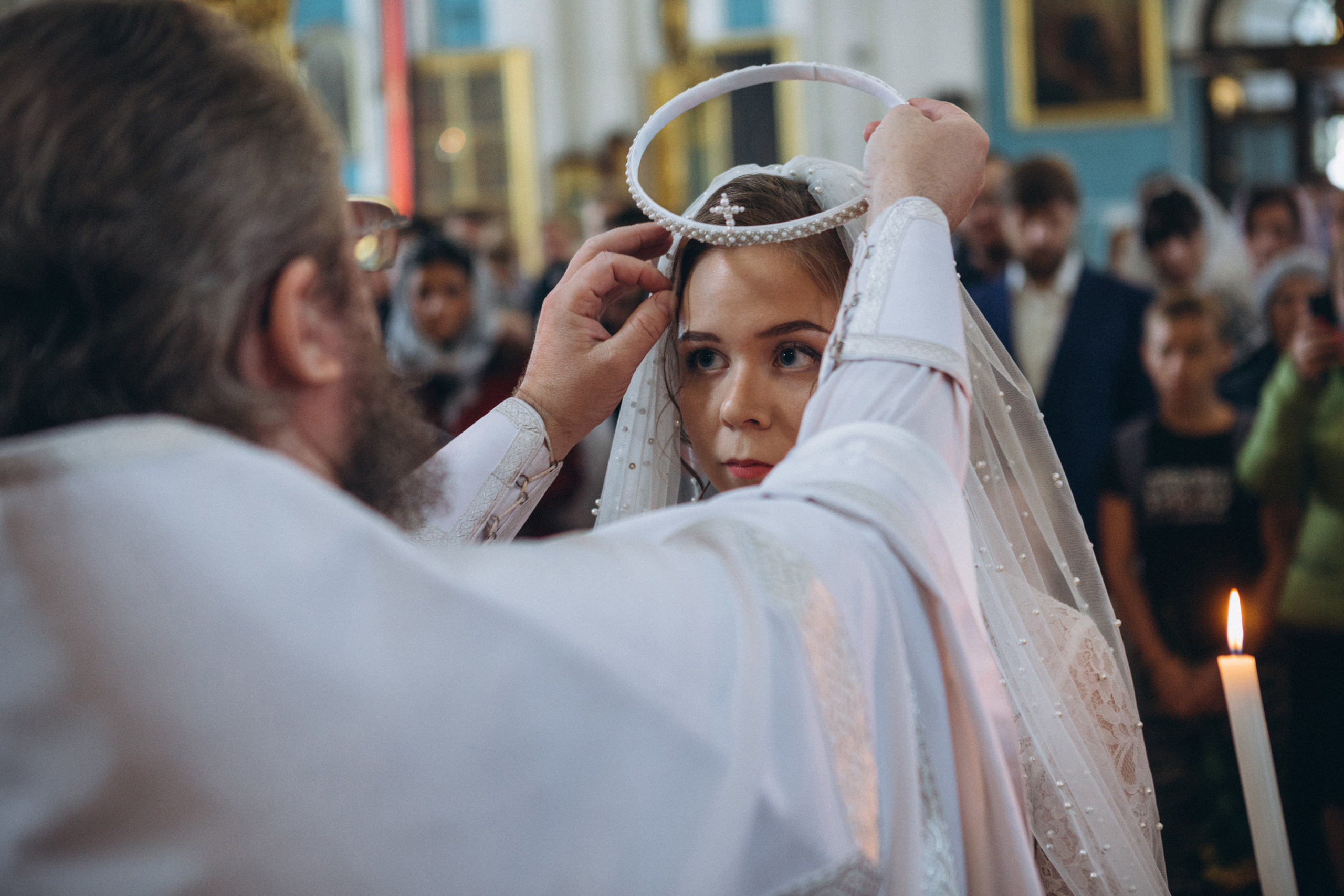 Венчание Дмитрия и Анны. Князь-Владимирский собор. Свадебный и семейный фотограф в Санкт-Петербурге Яцына Юрий. Видеоопер