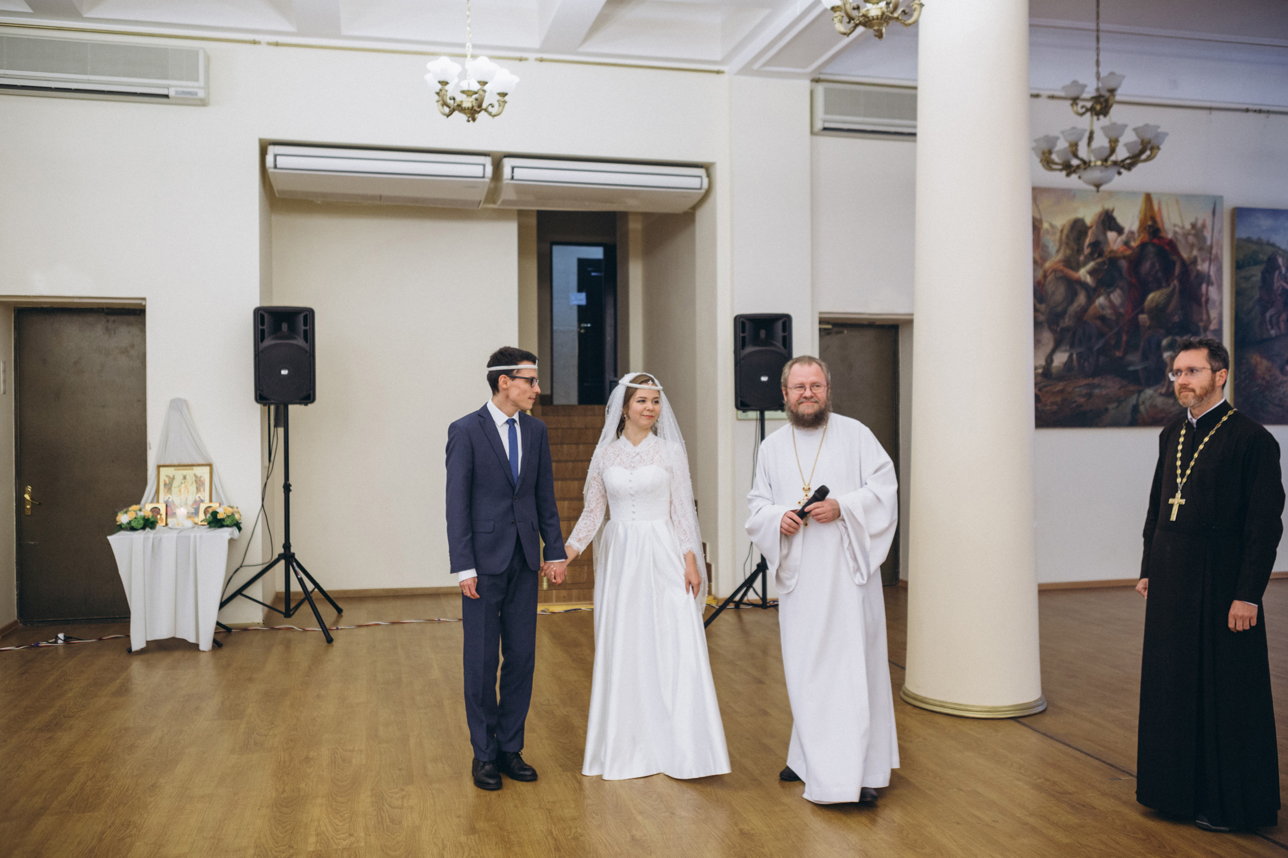 Венчание Дмитрия и Анны. Князь-Владимирский собор. Свадебный и семейный фотограф в Санкт-Петербурге Яцына Юрий. Видеоопер