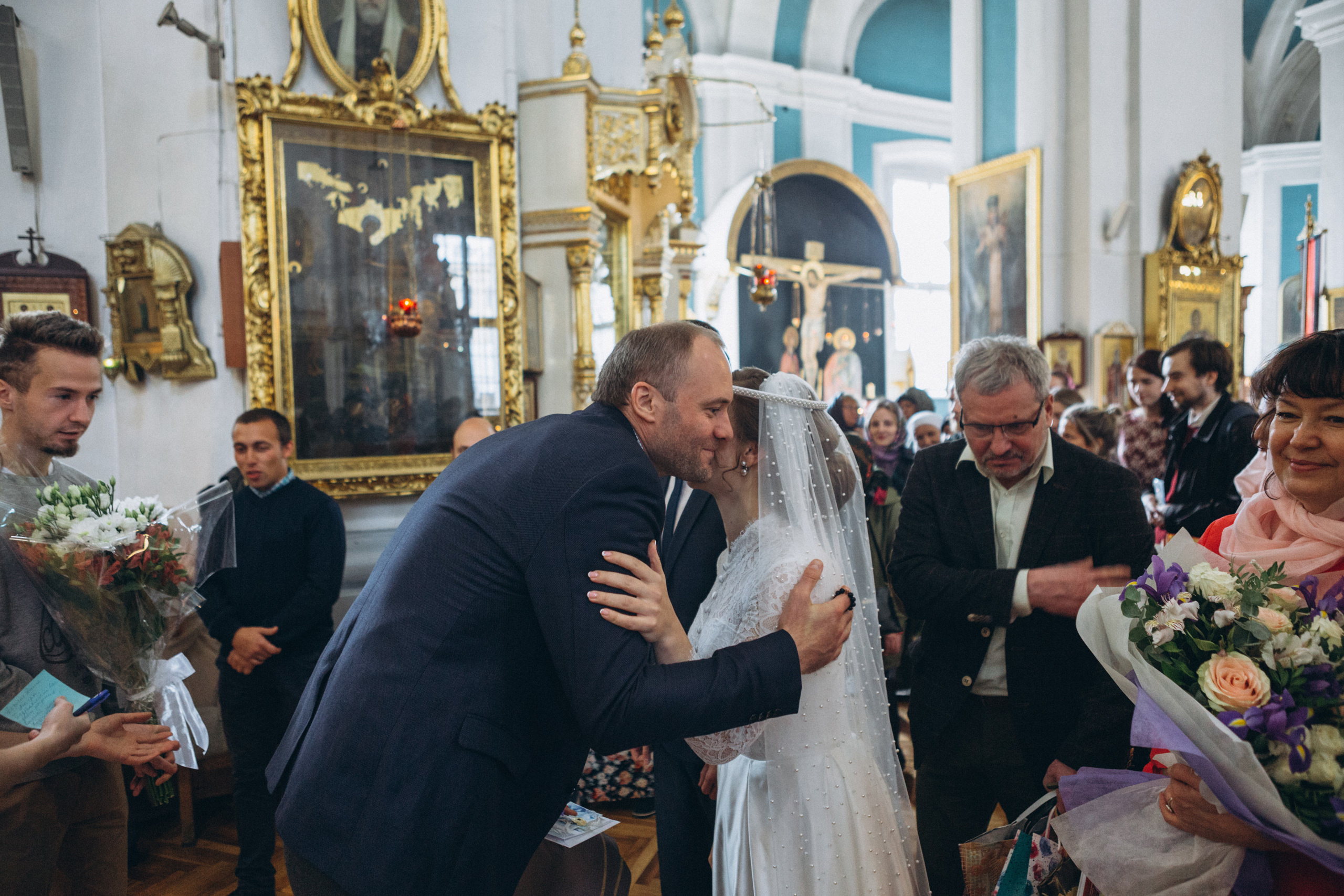 Венчание Дмитрия и Анны. Князь-Владимирский собор. Свадебный и семейный фотограф в Санкт-Петербурге Яцына Юрий. Видеоопер