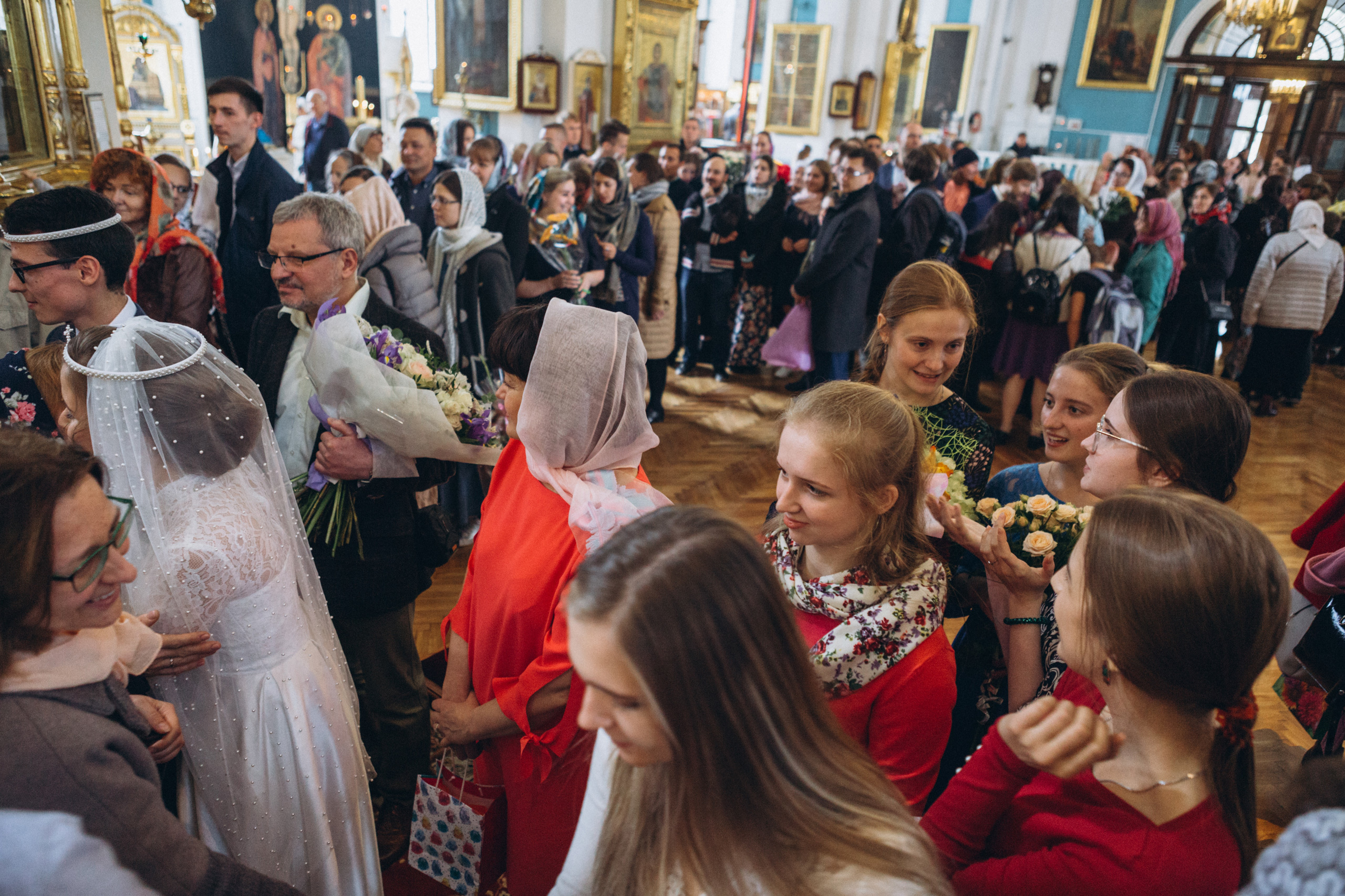 Венчание Дмитрия и Анны. Князь-Владимирский собор. Свадебный и семейный фотограф в Санкт-Петербурге Яцына Юрий. Видеоопер