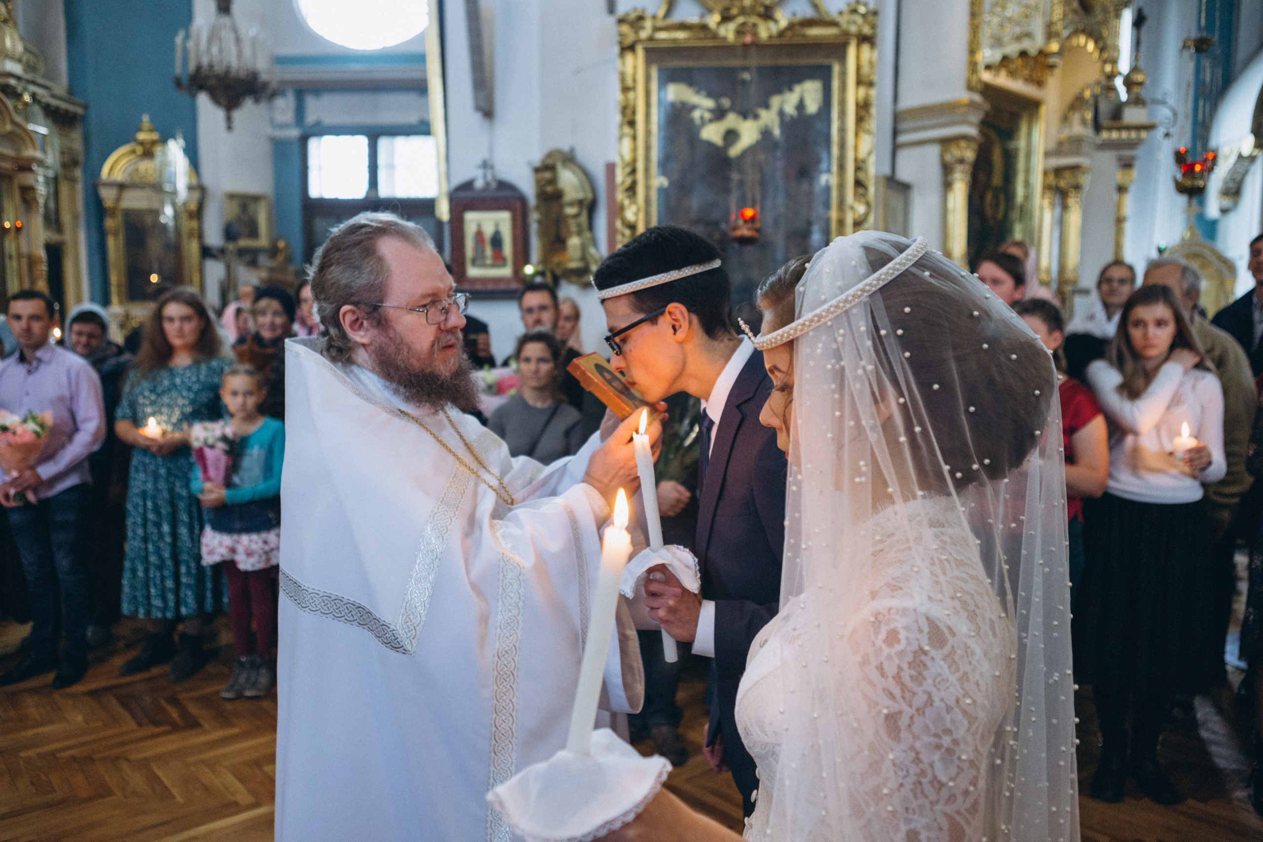 Венчание Дмитрия и Анны. Князь-Владимирский собор. Свадебный и семейный фотограф в Санкт-Петербурге Яцына Юрий. Видеоопер