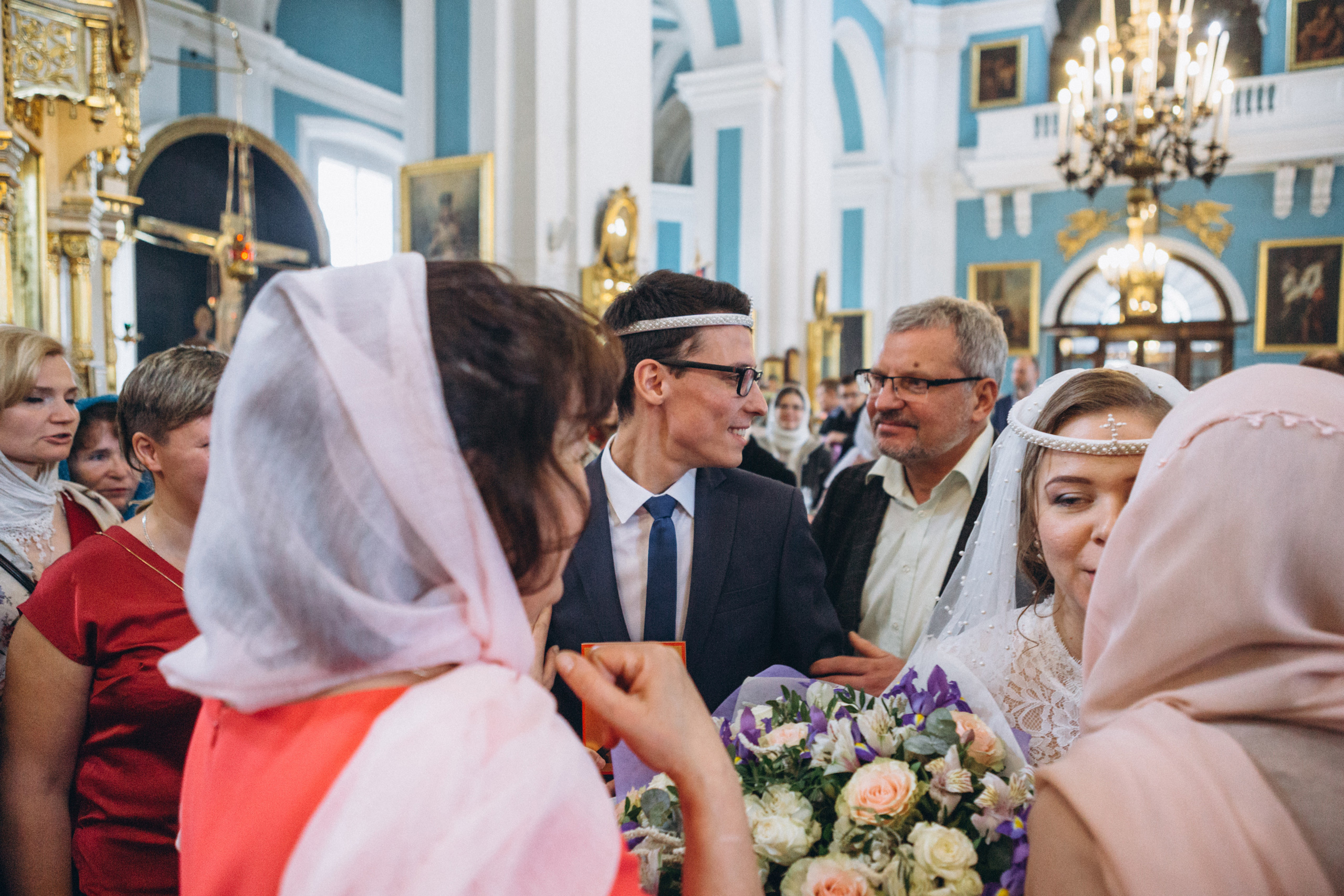 Венчание Дмитрия и Анны. Князь-Владимирский собор. Свадебный и семейный фотограф в Санкт-Петербурге Яцына Юрий. Видеоопер