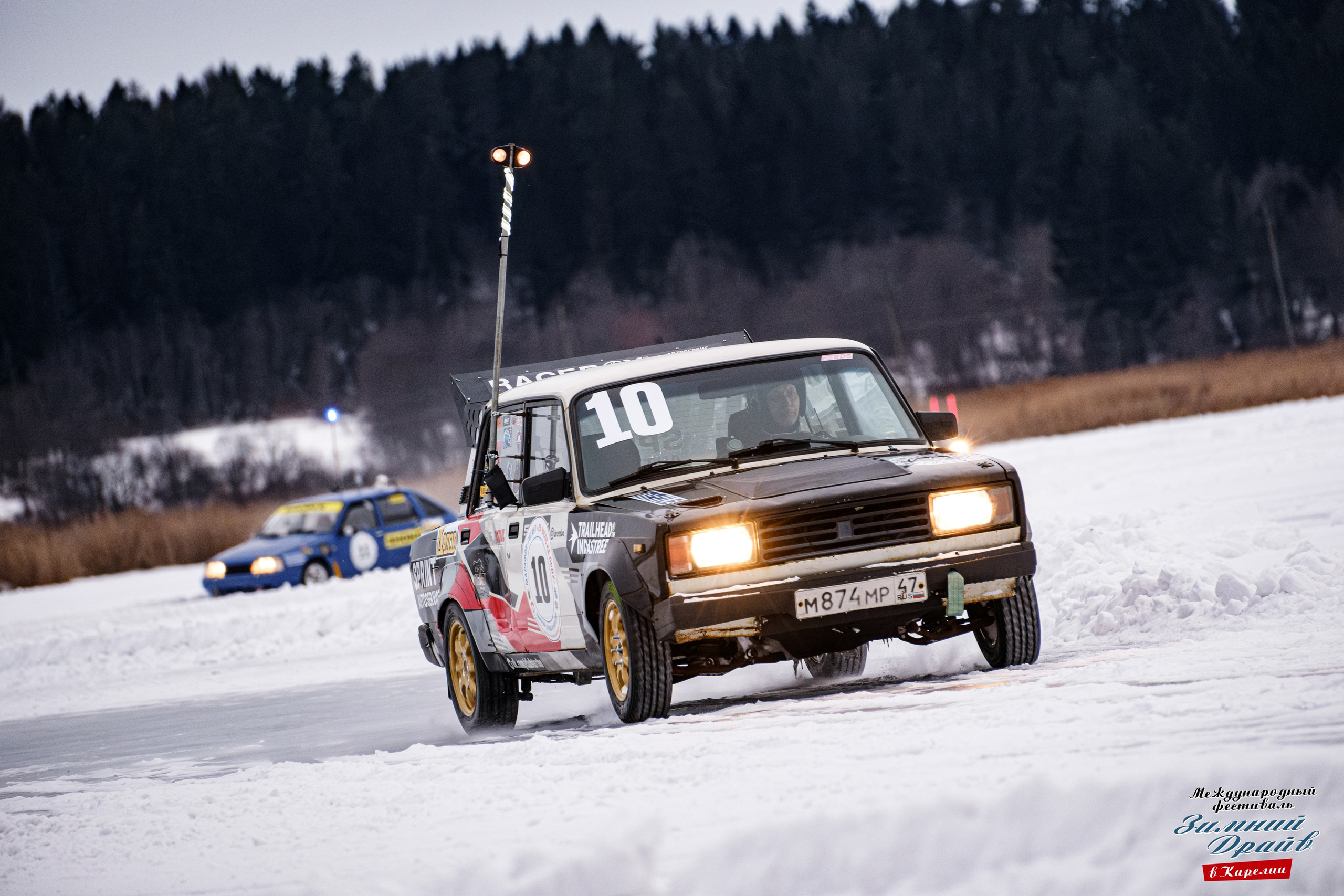 «Зимний Драйв в Карелии» Авто Марафон-гигант «25 часов на льду» Илона Накутис, Николай Грязин, джимхана, фотограф Антон Медведев, icoguar, Сортавала, Карелия