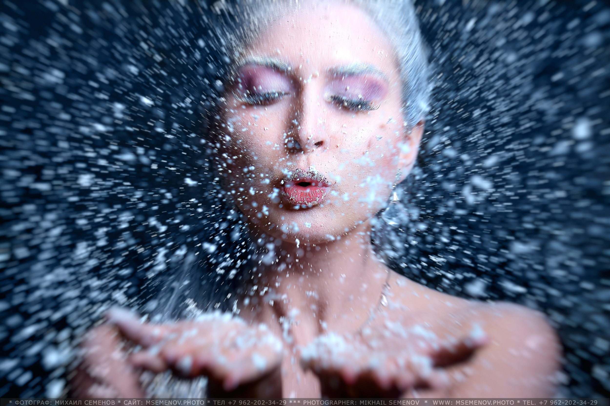 AQUA-photo session. Photographer for business Mikhail Semenov. Aqua photo studio, photo school