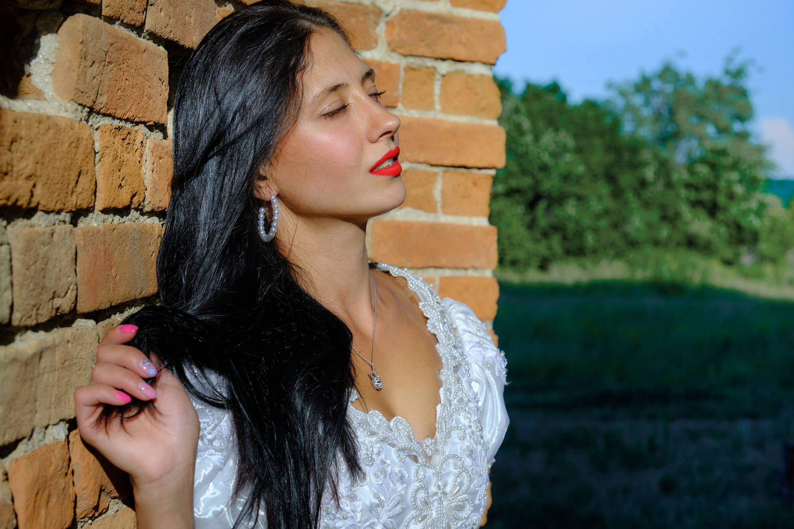 Фотосессия с дочкой на природе Идеи