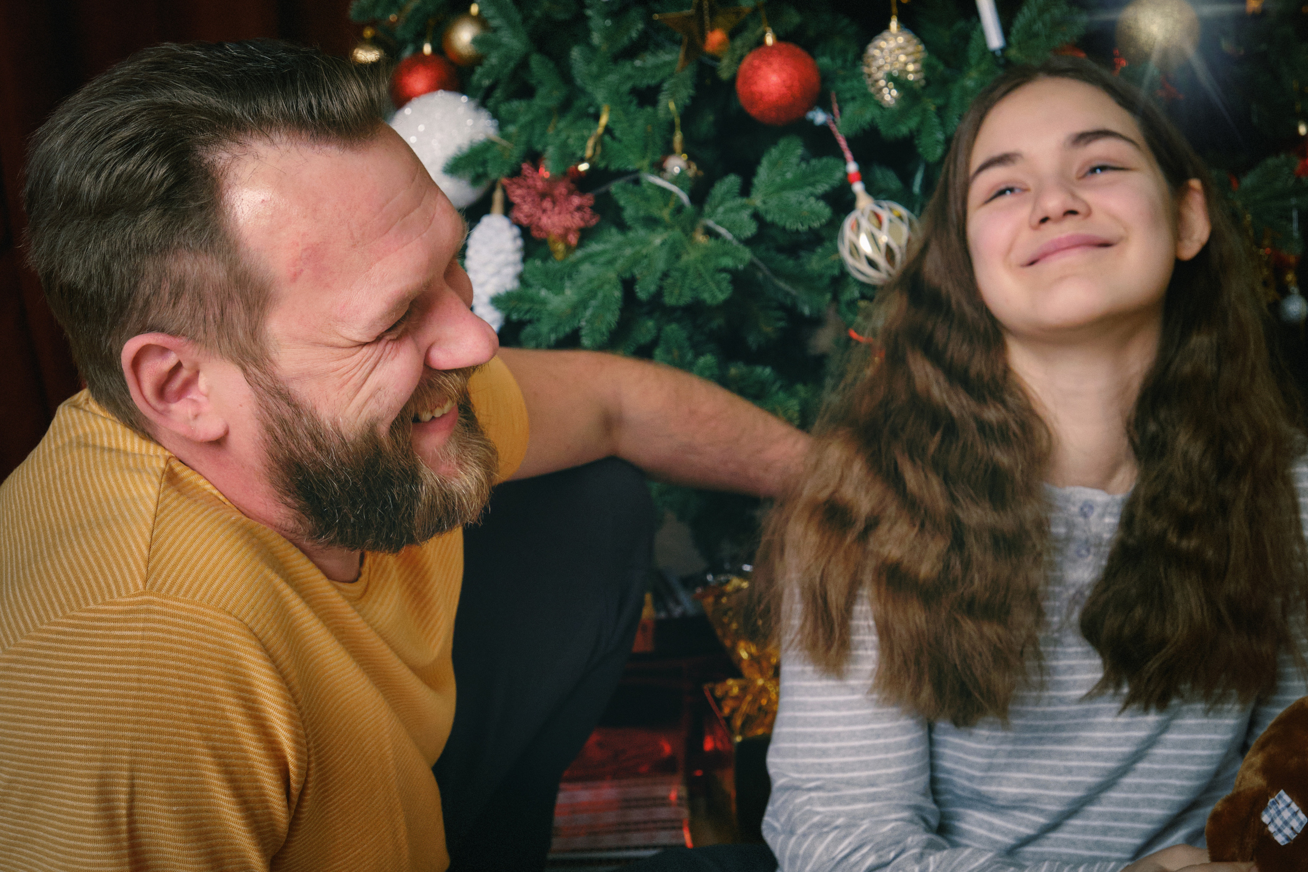 Семейная новогодняя фотосессия в студии Самара