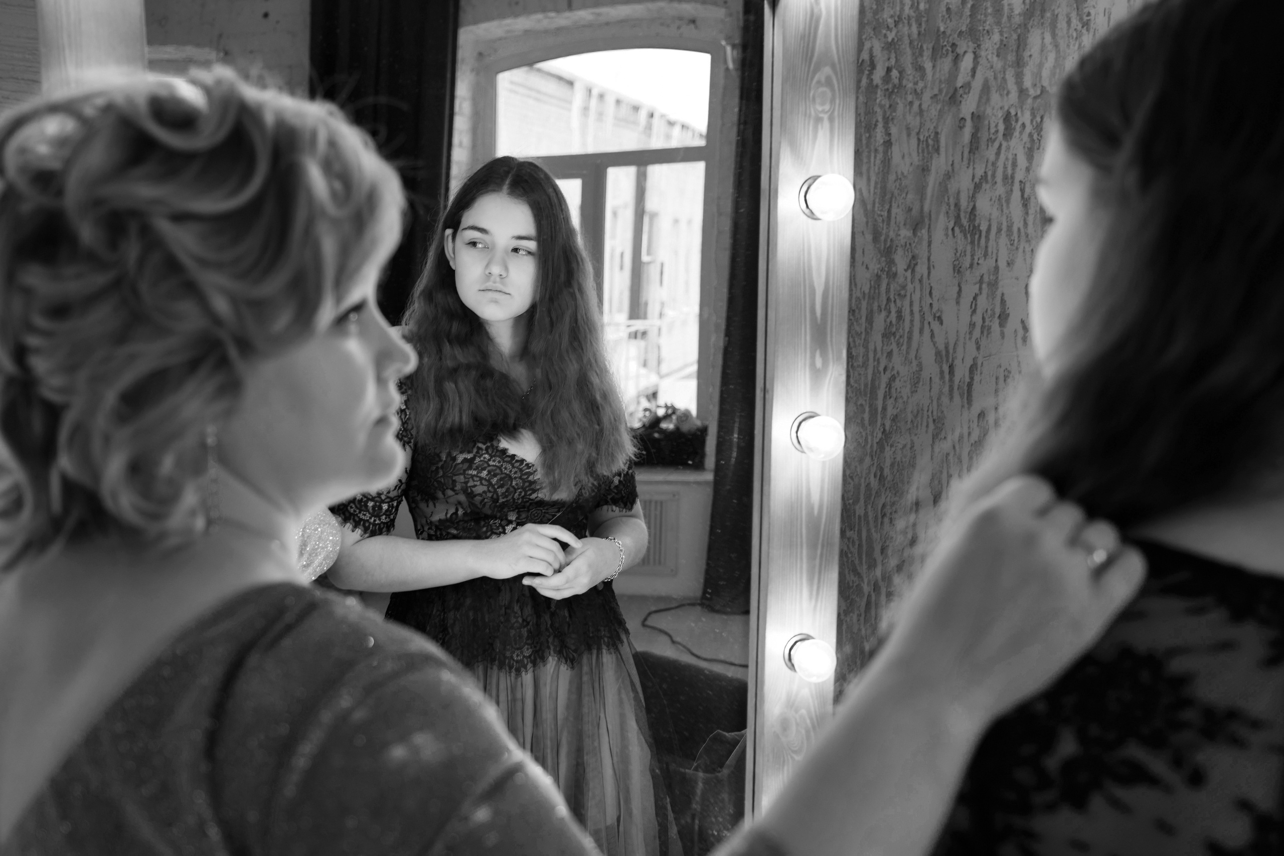 Семейная новогодняя фотосессия в студии Самара