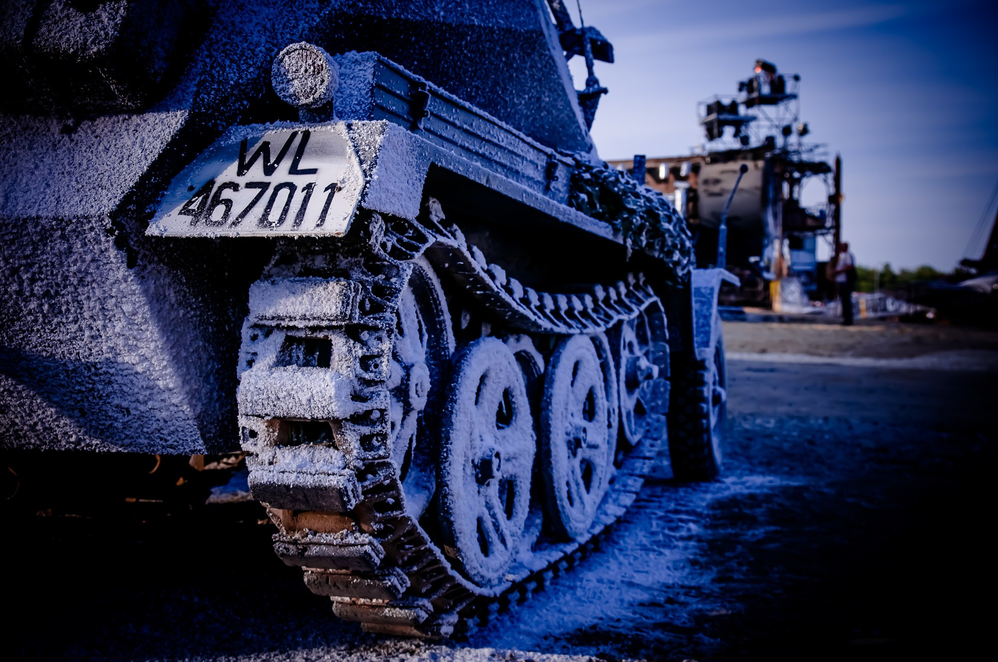 Немецкий танк сзади