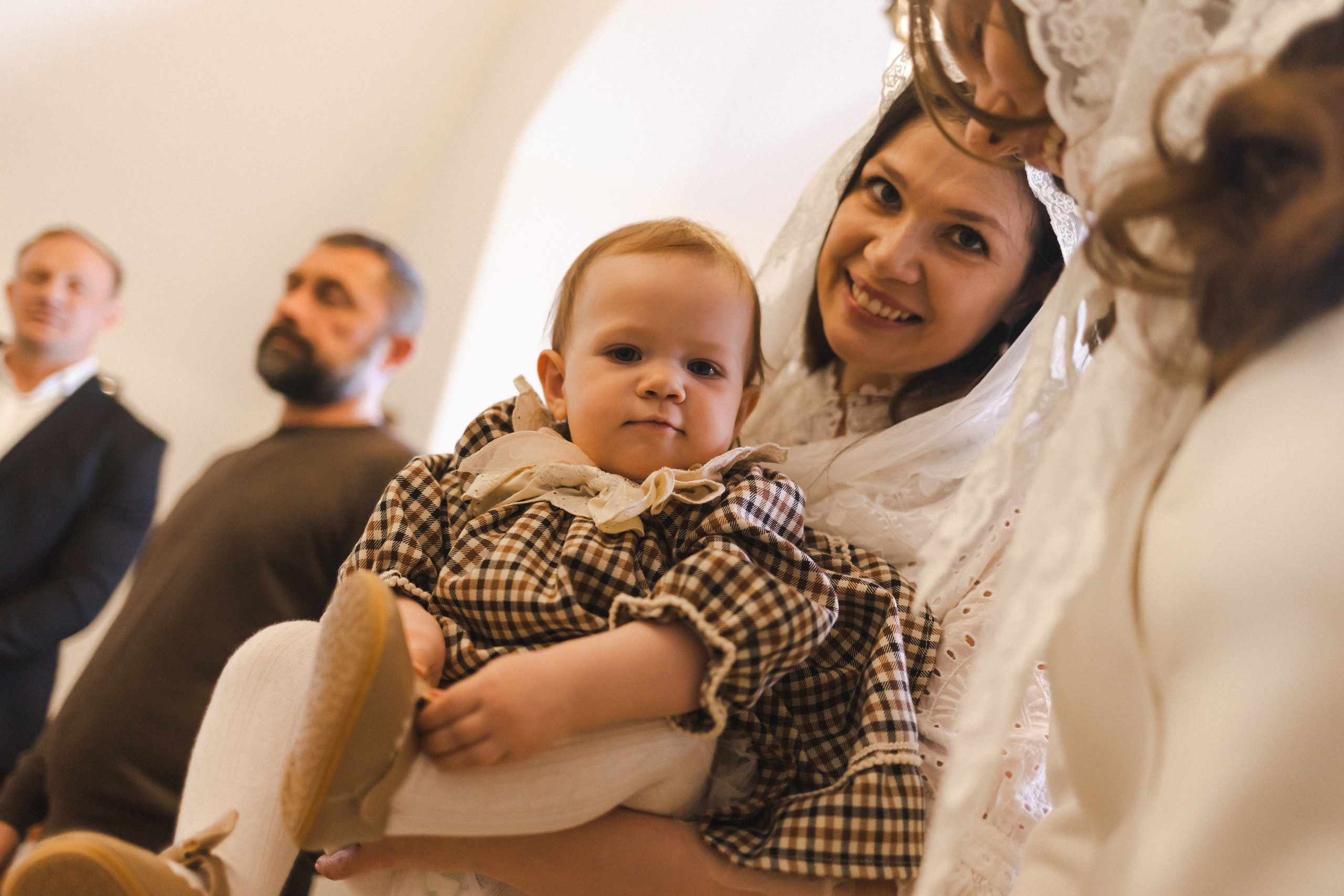 Крещение Аглаи. Семейный фотограф в Москве